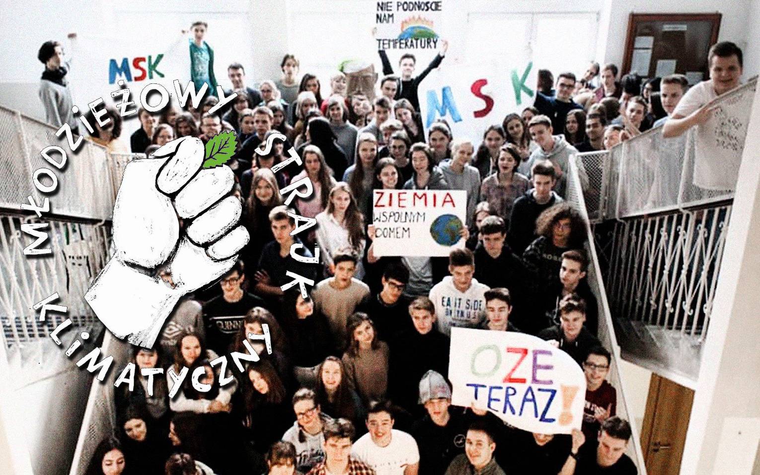 Grafika do artykułu „Nie zabierajcie nam przyszłości!”. Dziś pierwszy polski Młodzieżowy Strajk Klimatyczny