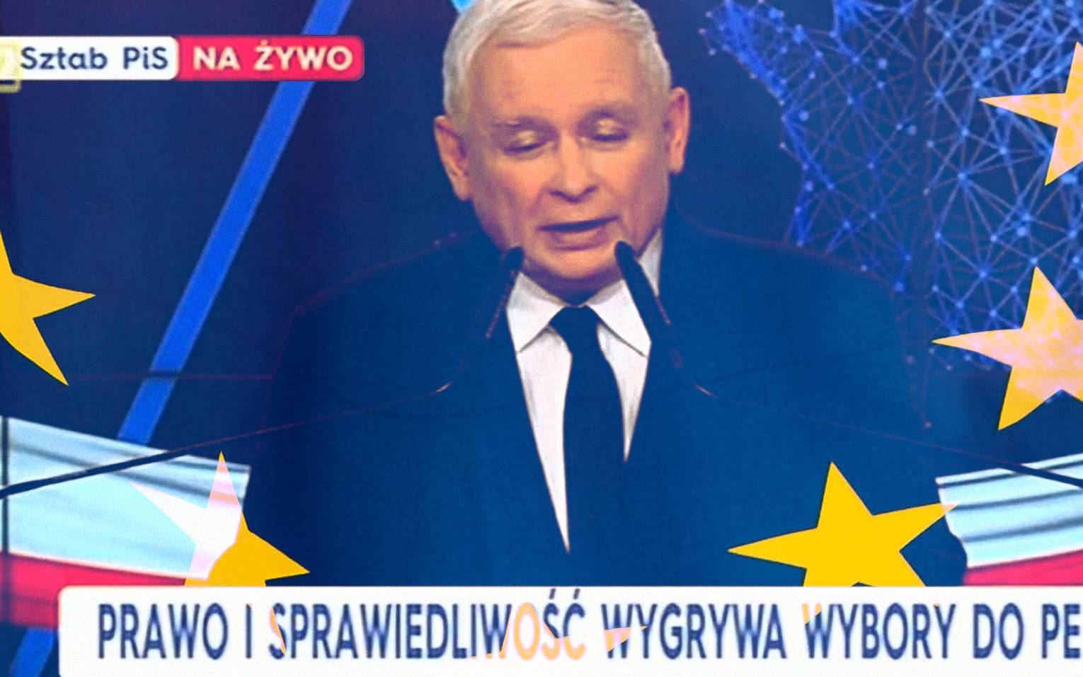 Grafika do artykułu Wyborcza wazelina w TVP: Pan prezes jest największym prezesem na świecie!