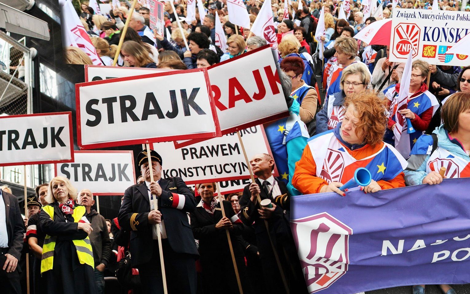 Grafika do artykułu Stewardessy i piloci z PLL LOT: Drodzy nauczyciele, macie nasze pełne poparcie!