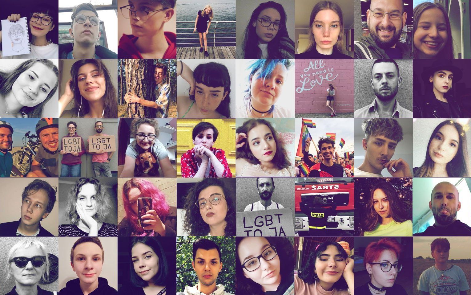 Grafika do artykułu #jestemLGBT. Zobacz, to mnie nienawidzisz. To mnie boli, to mnie wykluczasz