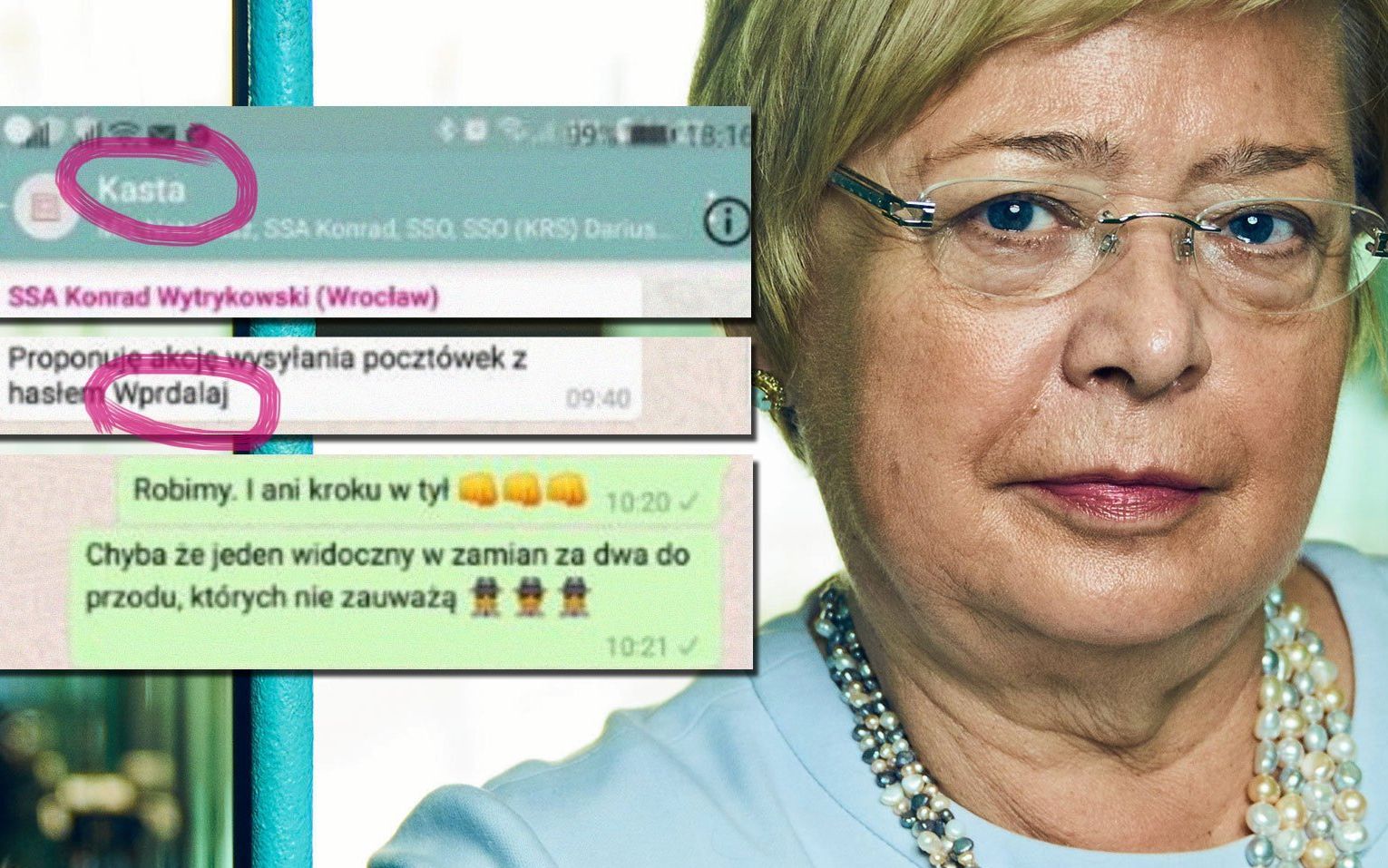 Grafika do artykułu Akcja "Gersdorf, wypierdalaj". Onet: Wymyślił sędzia SN Wytrykowski, pomogła Emilia