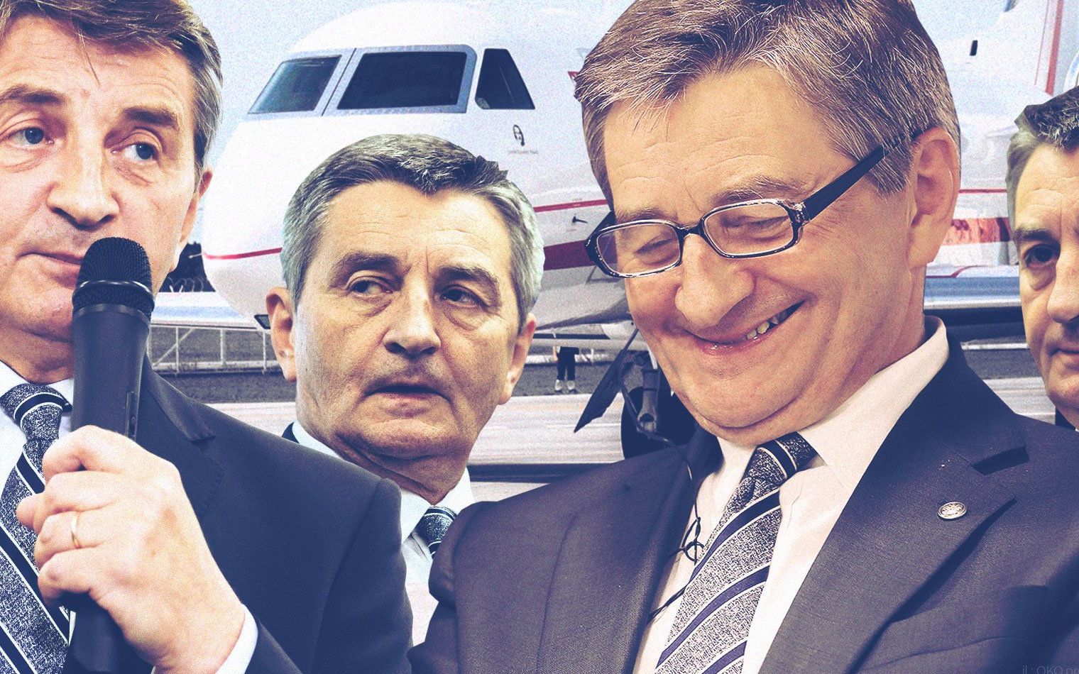 Grafika do artykułu Rzeszów i Huwniki jako pępek świata. 87,5 proc. lotów Kuchcińskiego na Podkarpacie. Kabaretowe wyjaśnienia