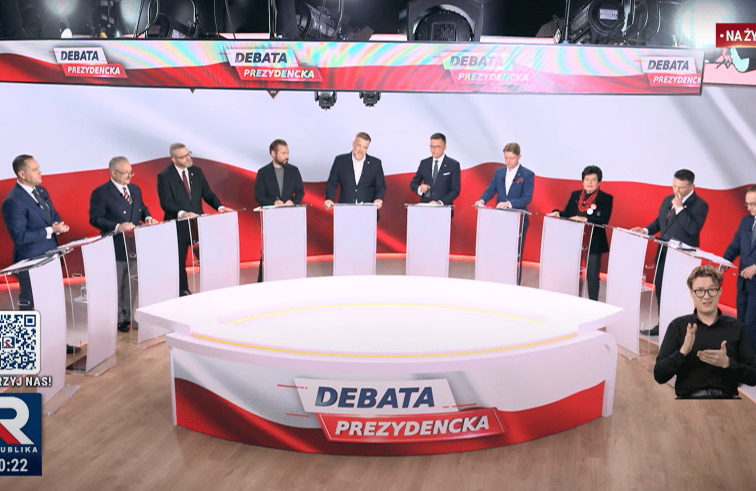 Kandydaci na prezydenta. Debata. Telewizja Republika