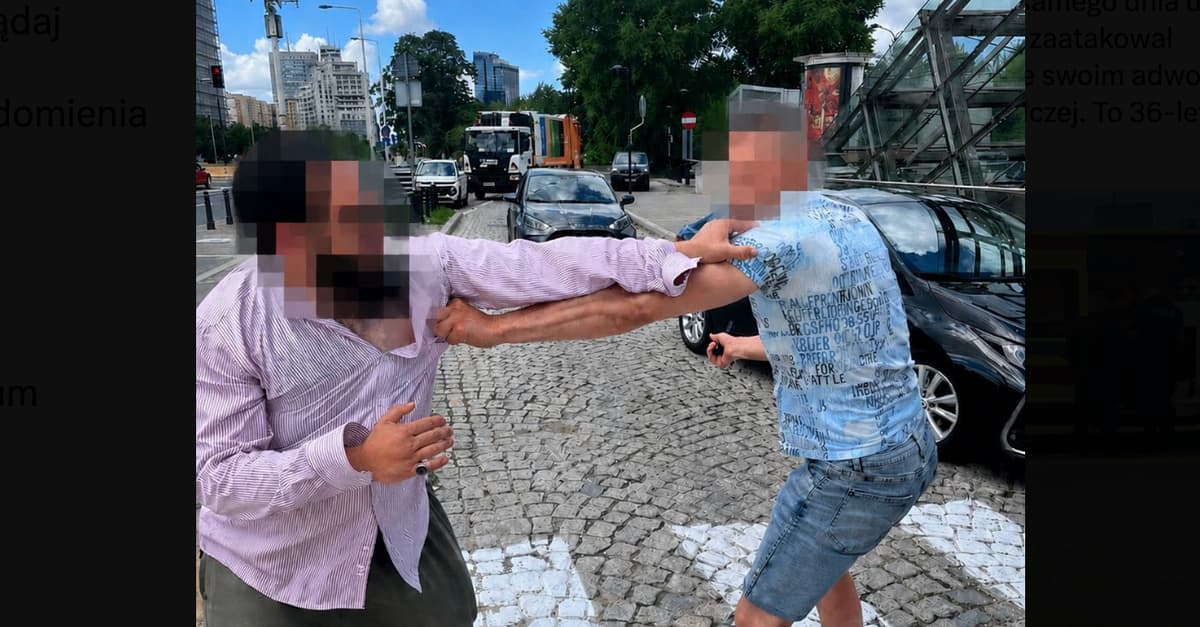Policja zatrzymała mężczyznę, który pobił taksówkarza