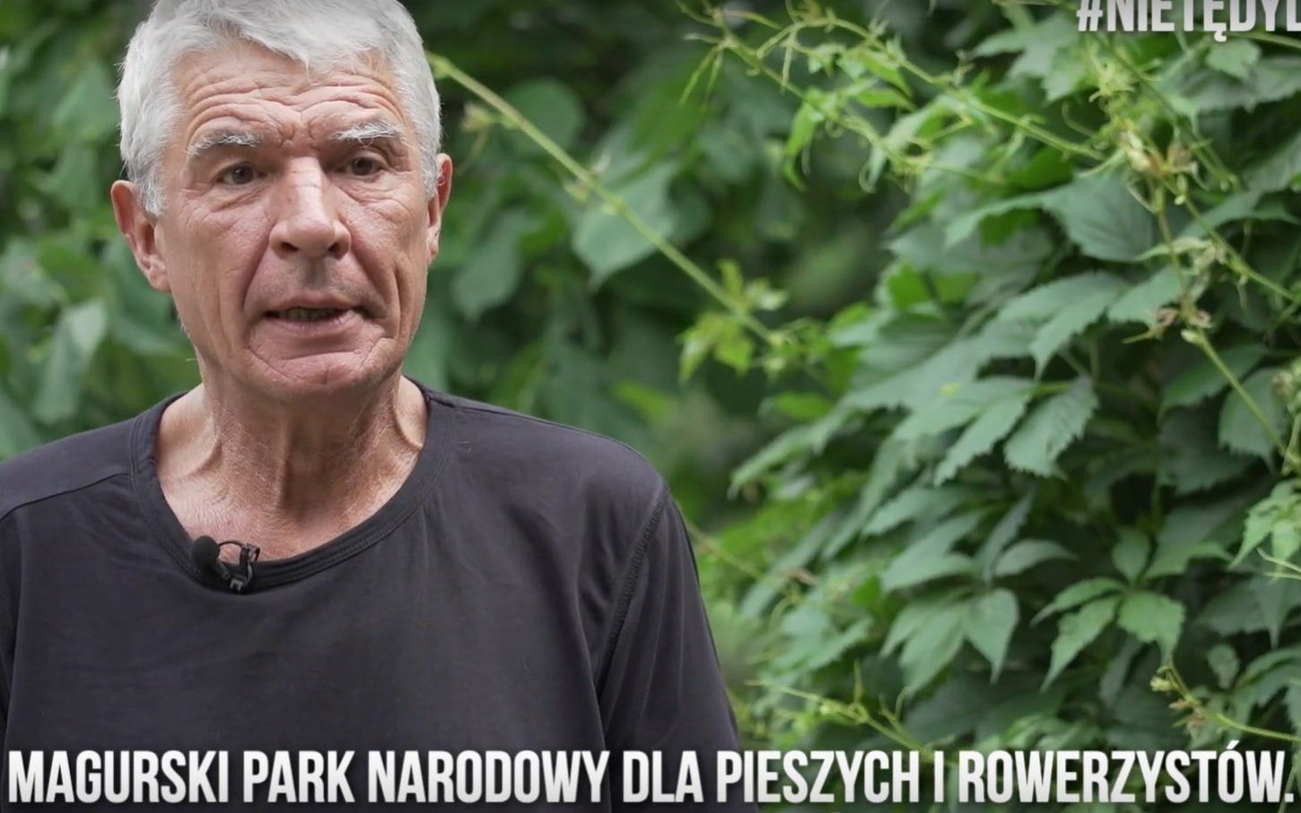 Grafika do artykułu „Nie rozumiem, dlaczego ktoś rozp....dala park narodowy”. Andrzej Stasiuk w obronie Magurskiego Parku Narodowego