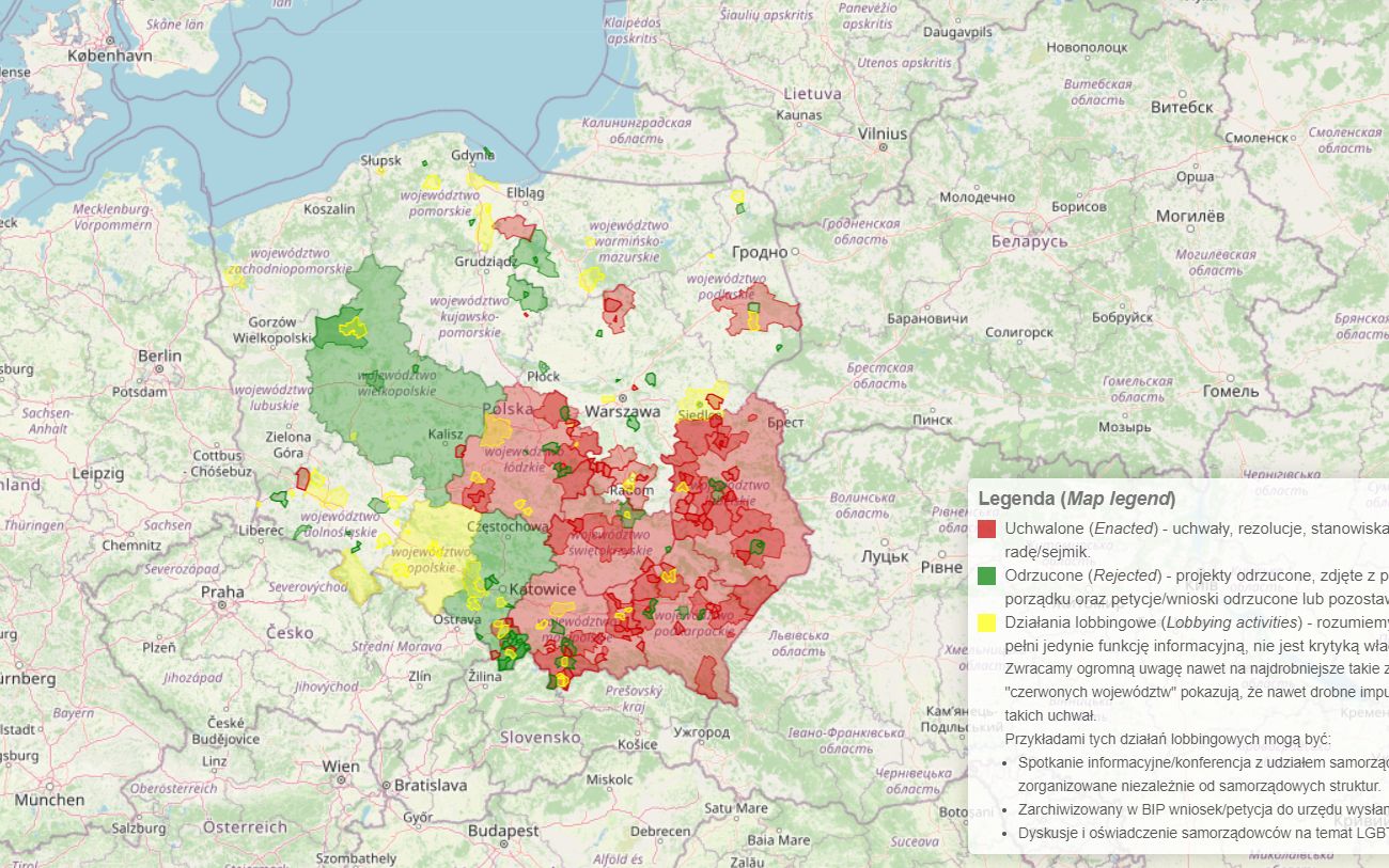 Grafika do artykułu Atlas Nienawiści nominowany do Nagrody im. Sacharowa. "Zasługa rządu, Kościoła i prezydenta"