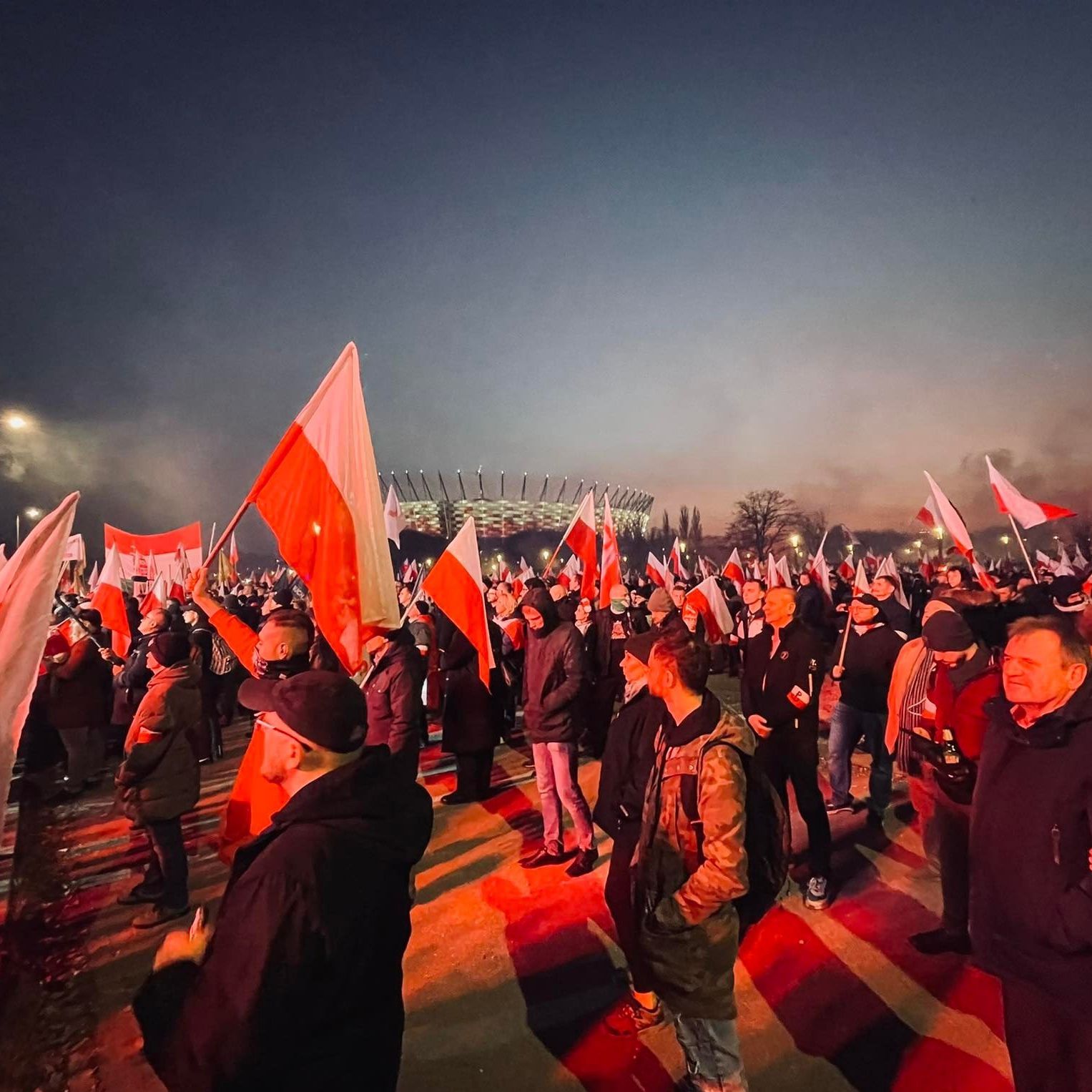 Warszawa, 11.11.2021; Marsz Niepodległości
