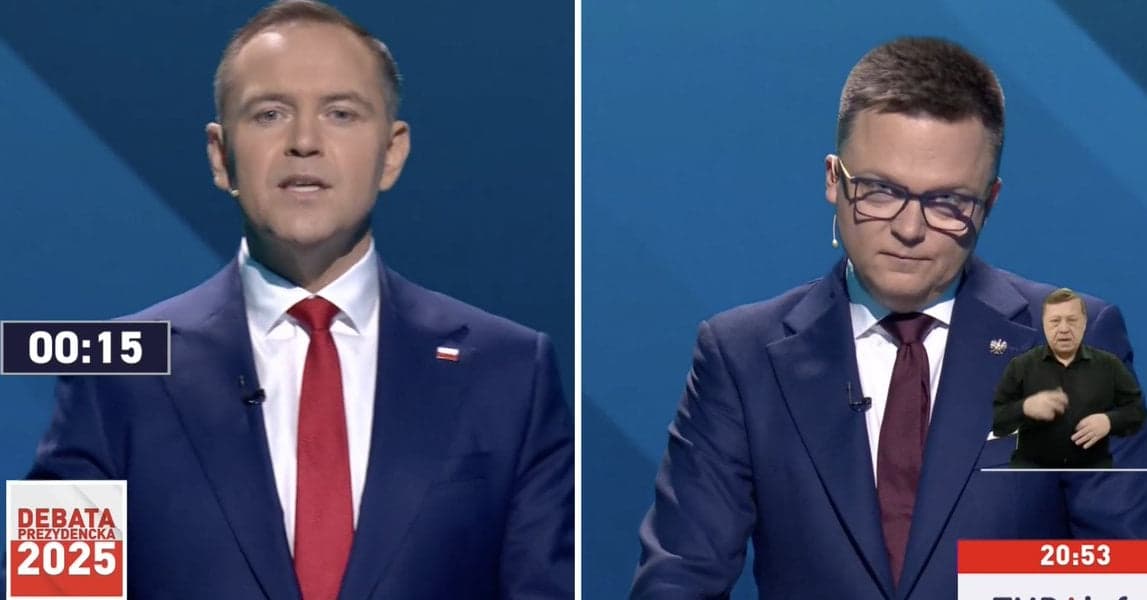Debata prezydencka. „Karol Nawrocki jest kłamcą. Proszę mnie pozwać”