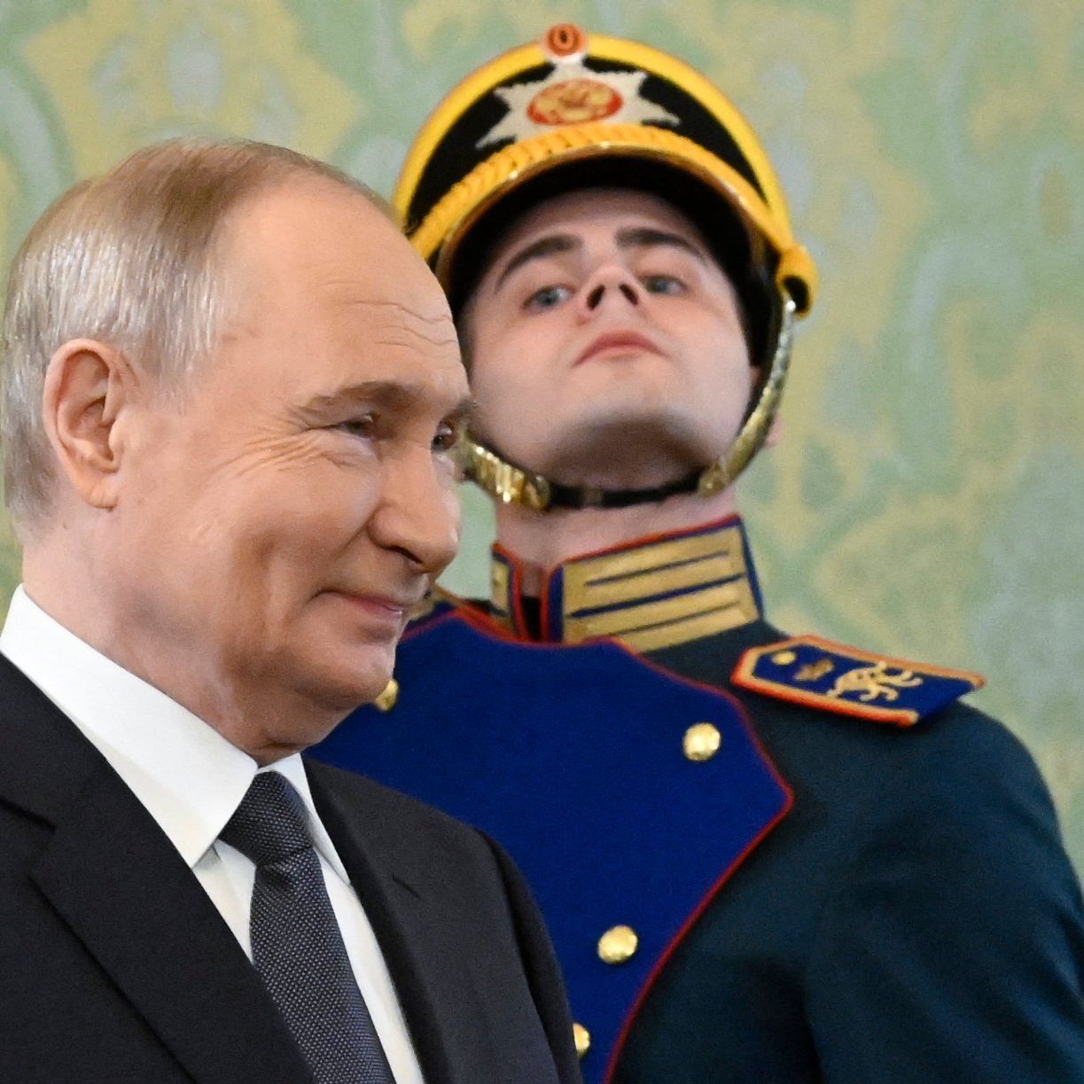 Władimir Putin na Kremlu, 14 maja 2025 r.