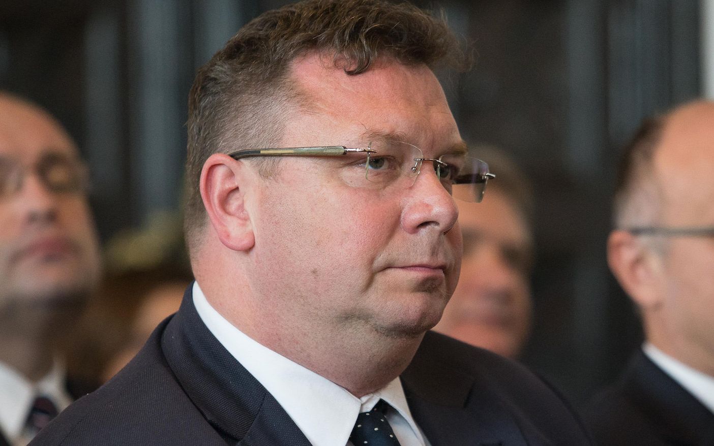 20.09.2019 Bydgoszcz . Otwarcie nowego budynku Sadu Okregowego z udzialem przewodniczacego Krajowej Rady Sadowniczej sedziego Leszka Mazura i wiceministra sprawiedliwosci Michala Wojcika .
Fot. Roman Bosiacki / Agencja Gazeta