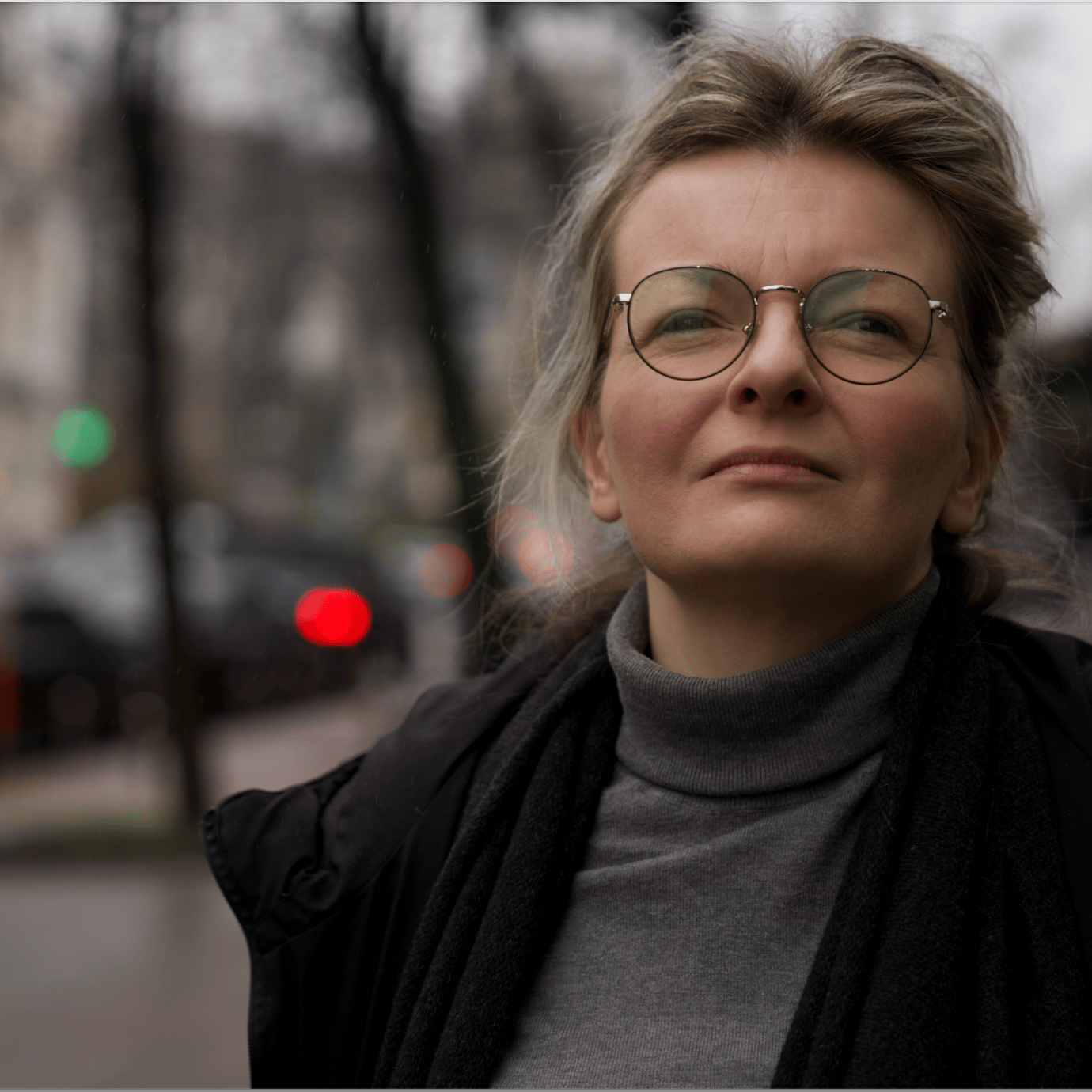 Oksana Forostyna, centrum Kijowa, 2 kwietnia 2025    Fot. Taras Ibragimov