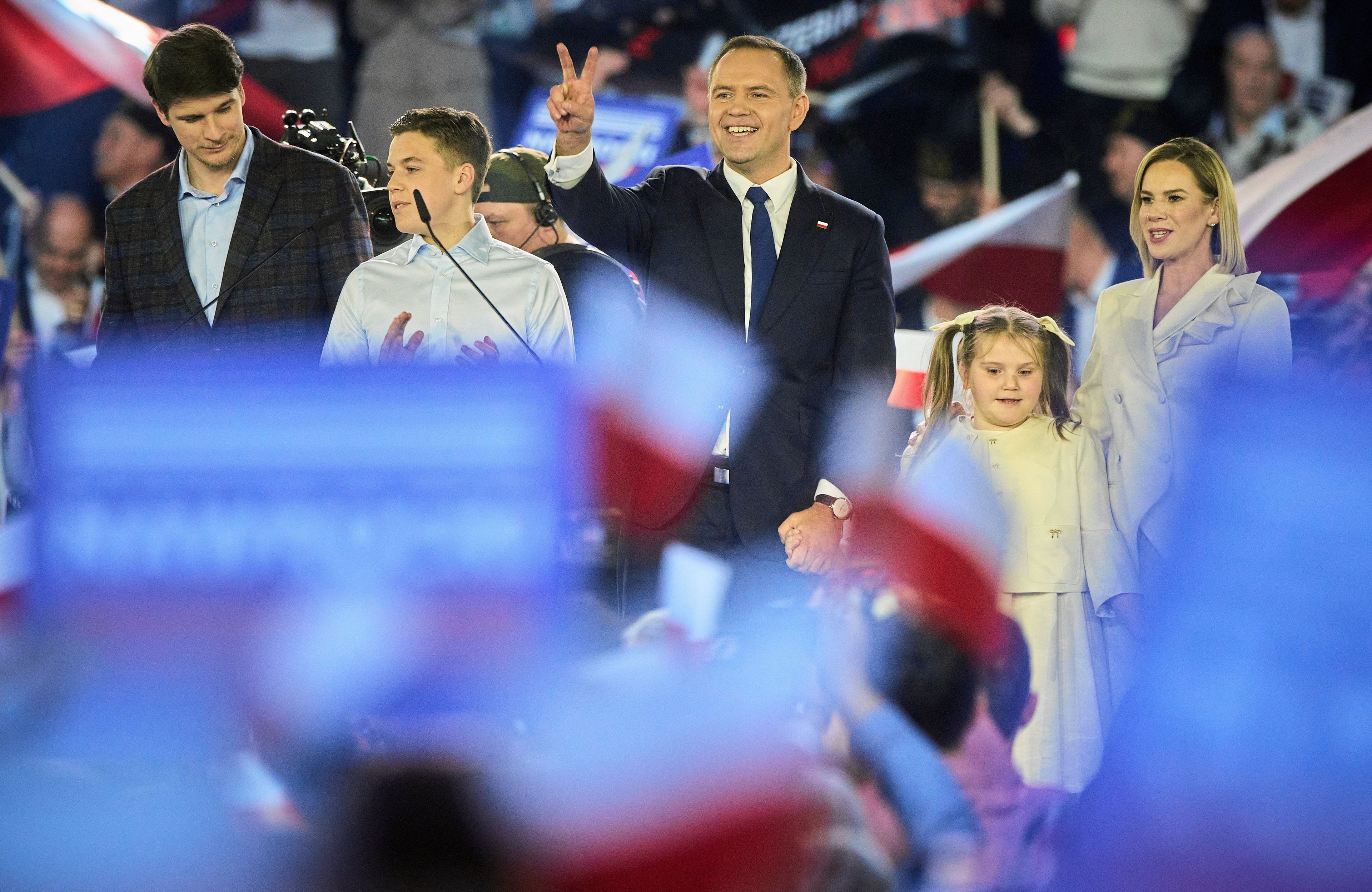 Konwencja wyborcza Karola Nawrockiego w Lodzi