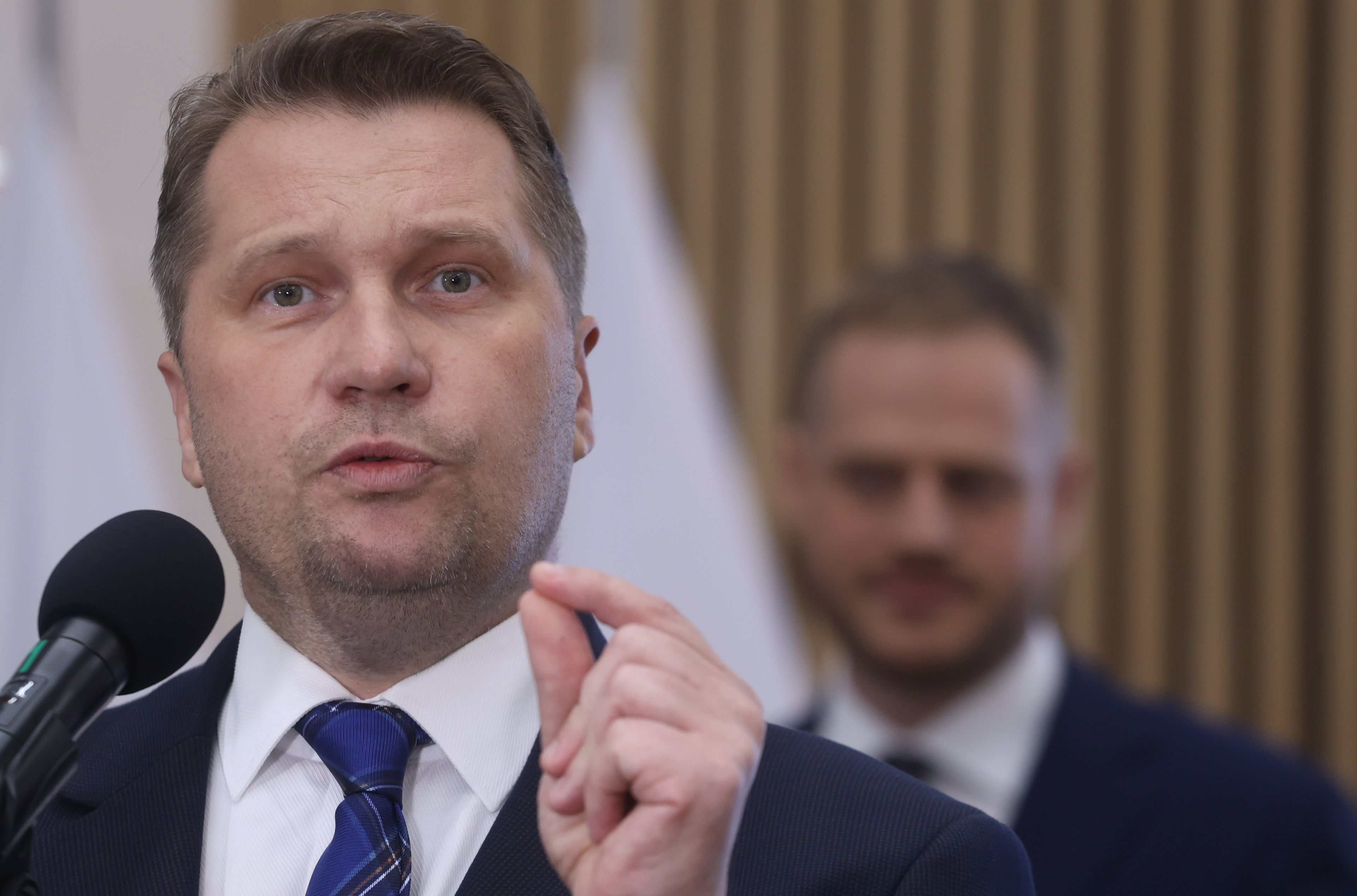 Na zdjęciu minister edukacji Przemysław Czarnek