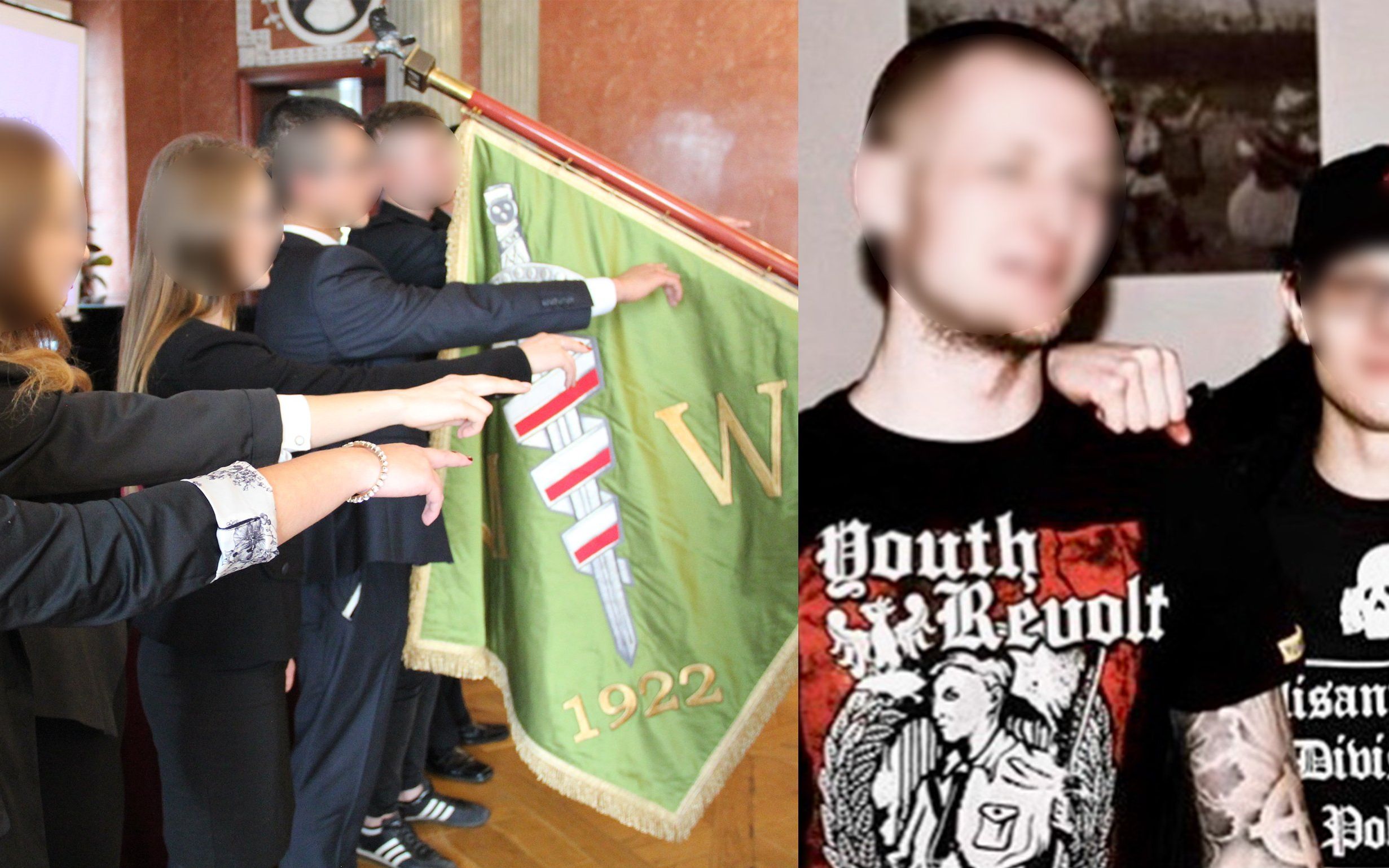 Grafika do artykułu Działacze Młodzieży Wszechpolskiej blisko neofaszyzmu. Jeden z nich trafił do Polskiego Radia