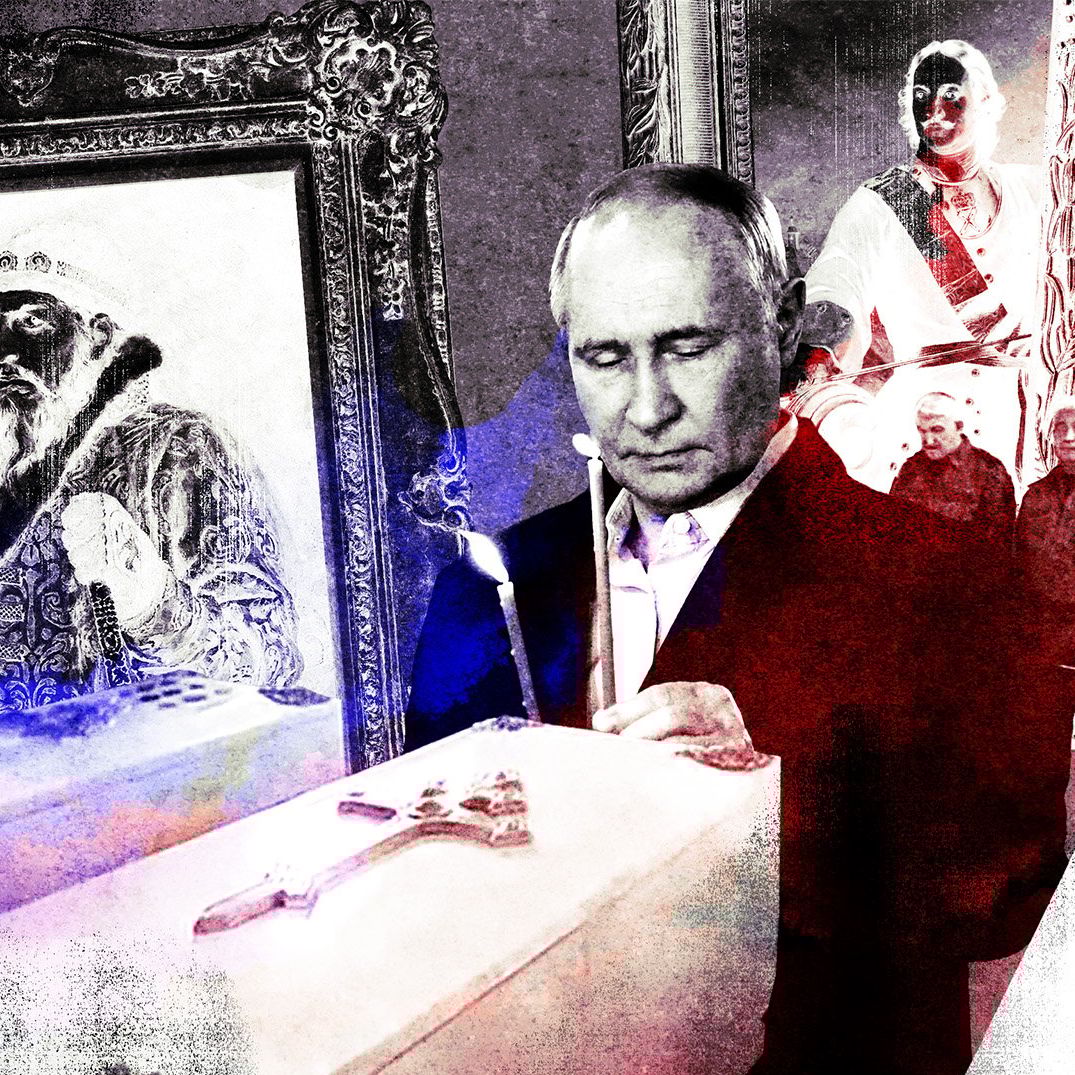 Ilustracja do tekstu o urodzinach Putina z cyklu GOWORIT MOSKWA