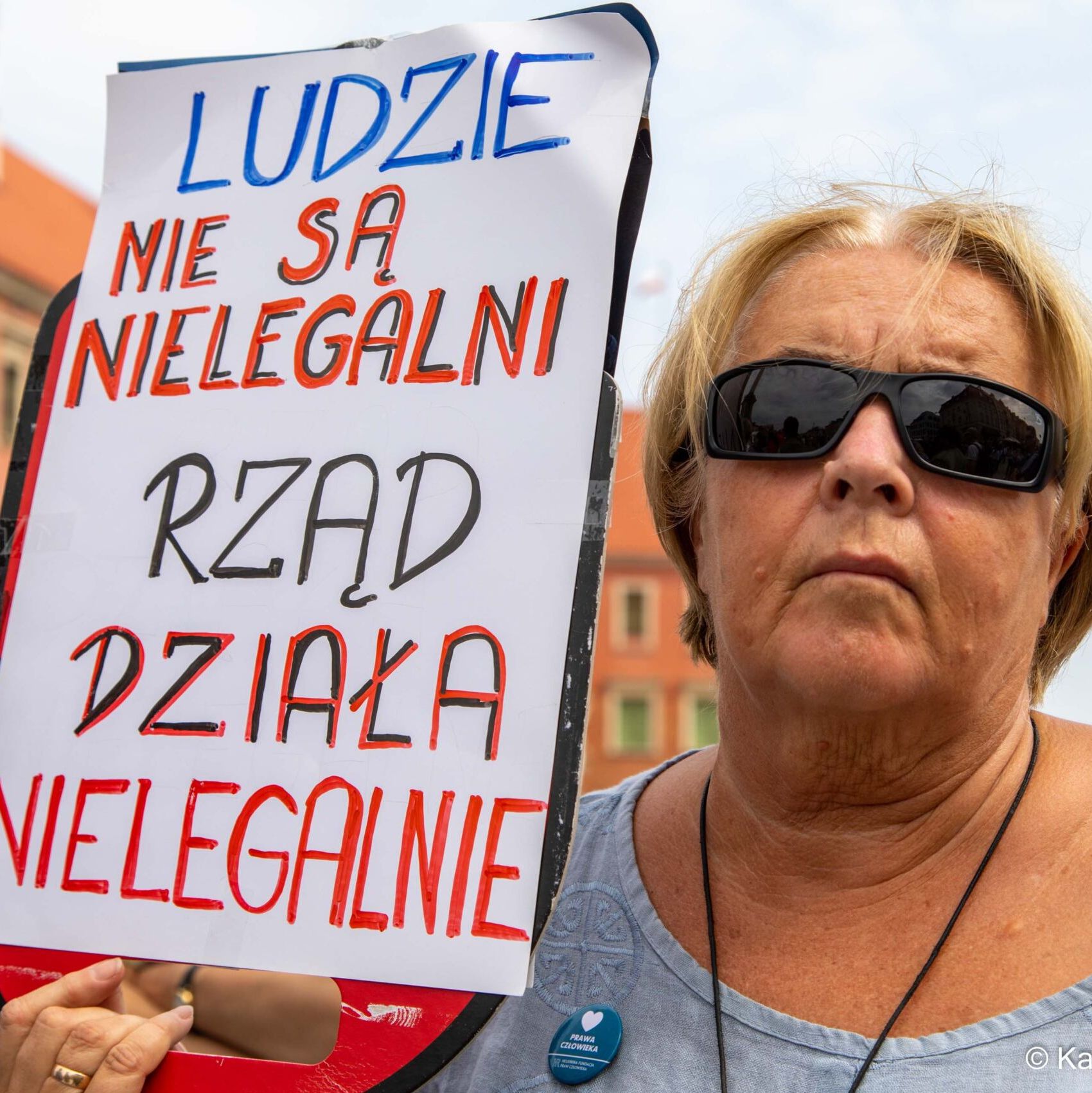 Warszawa, 22.08.2021. Kabul/Kaból – protest Strajku Kobiet w solidarności z zagrożonymi Afgankami i Afgańczykami