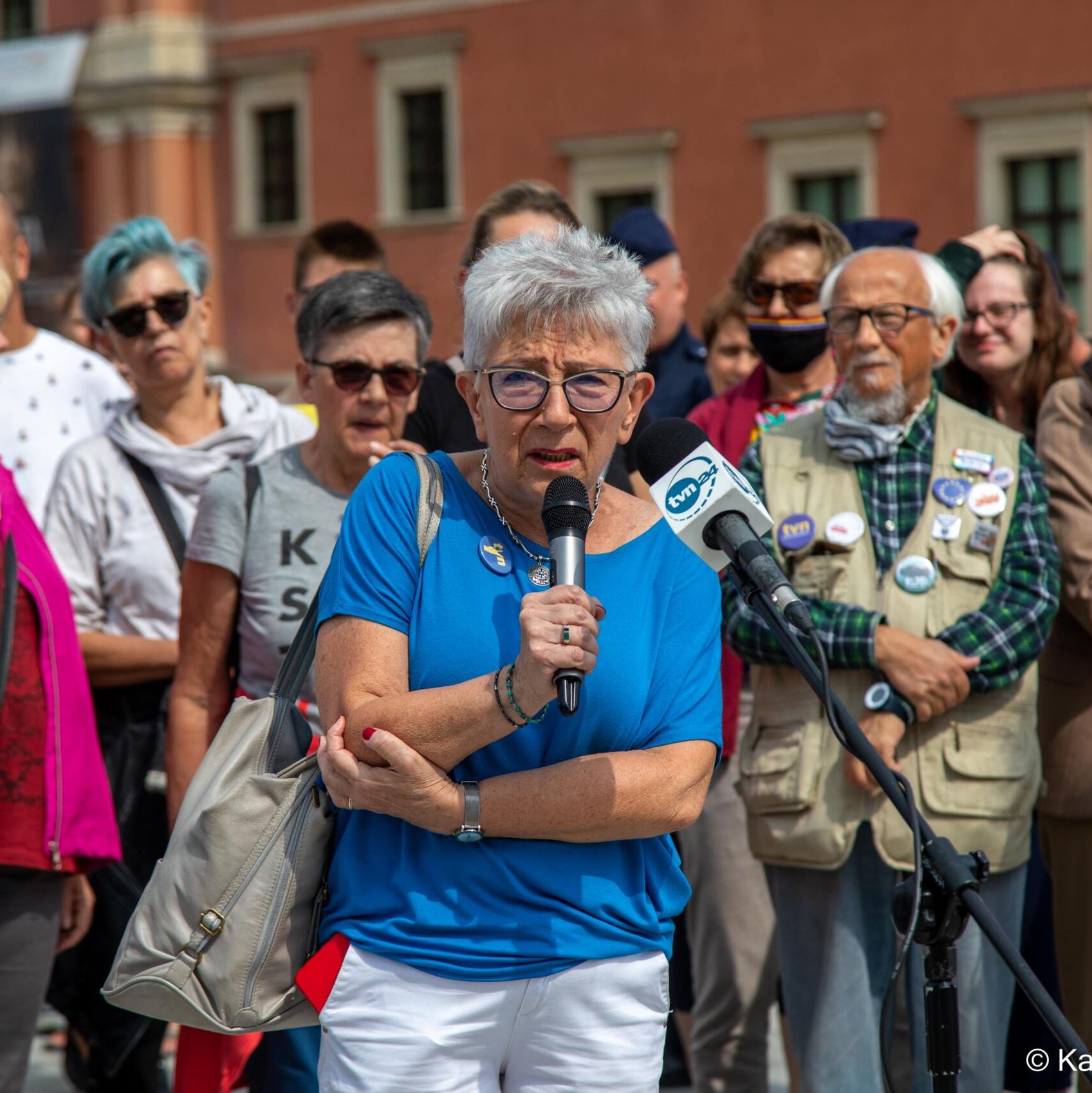 Warszawa, 22.08.2021. Kabul/Kaból – protest Strajku Kobiet w solidarności z zagrożonymi Afgankami i Afgańczykami