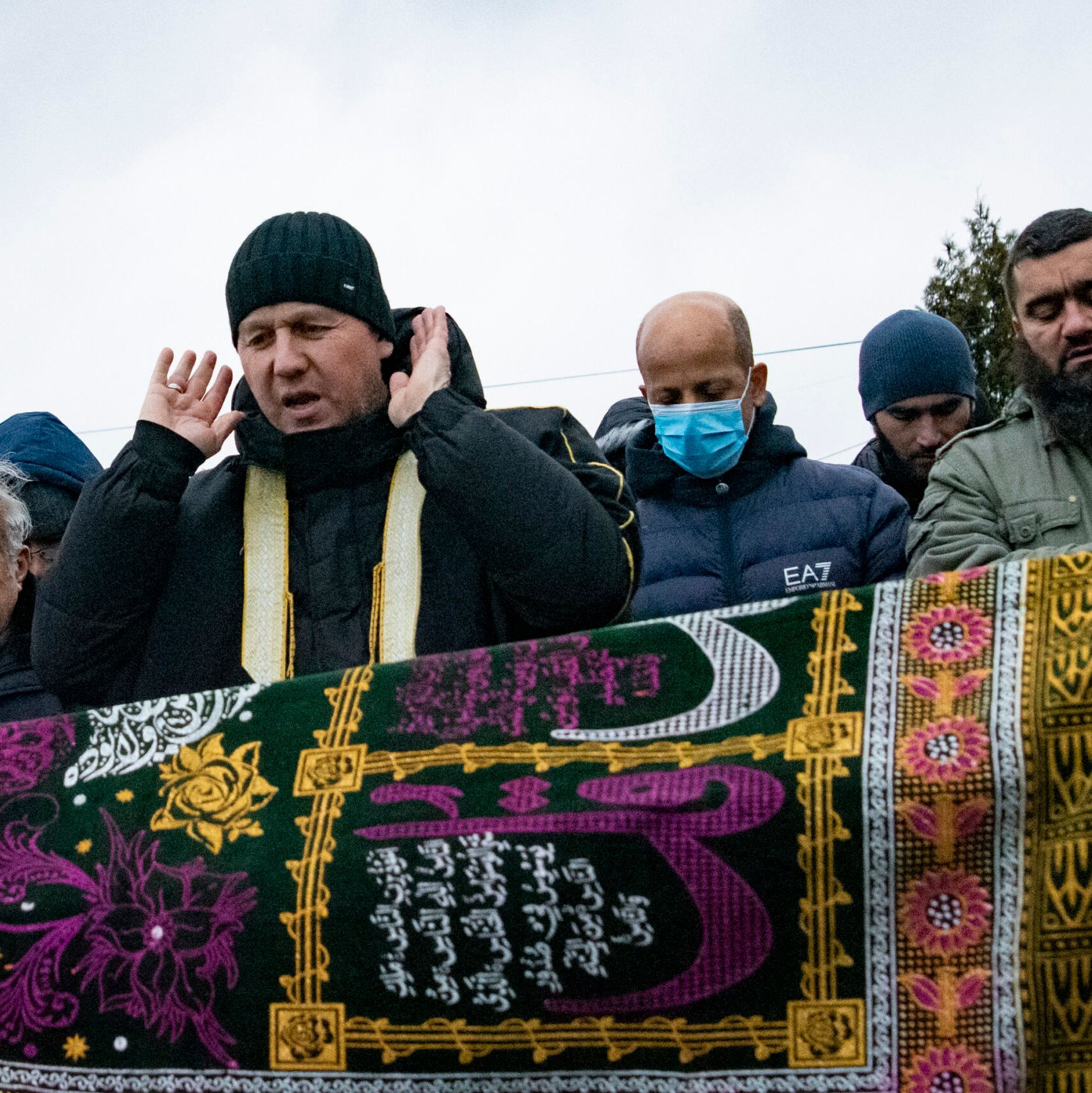 Bohoniki, 21.11.2021. Pogrzeb 37-letniego migranta z Syrii