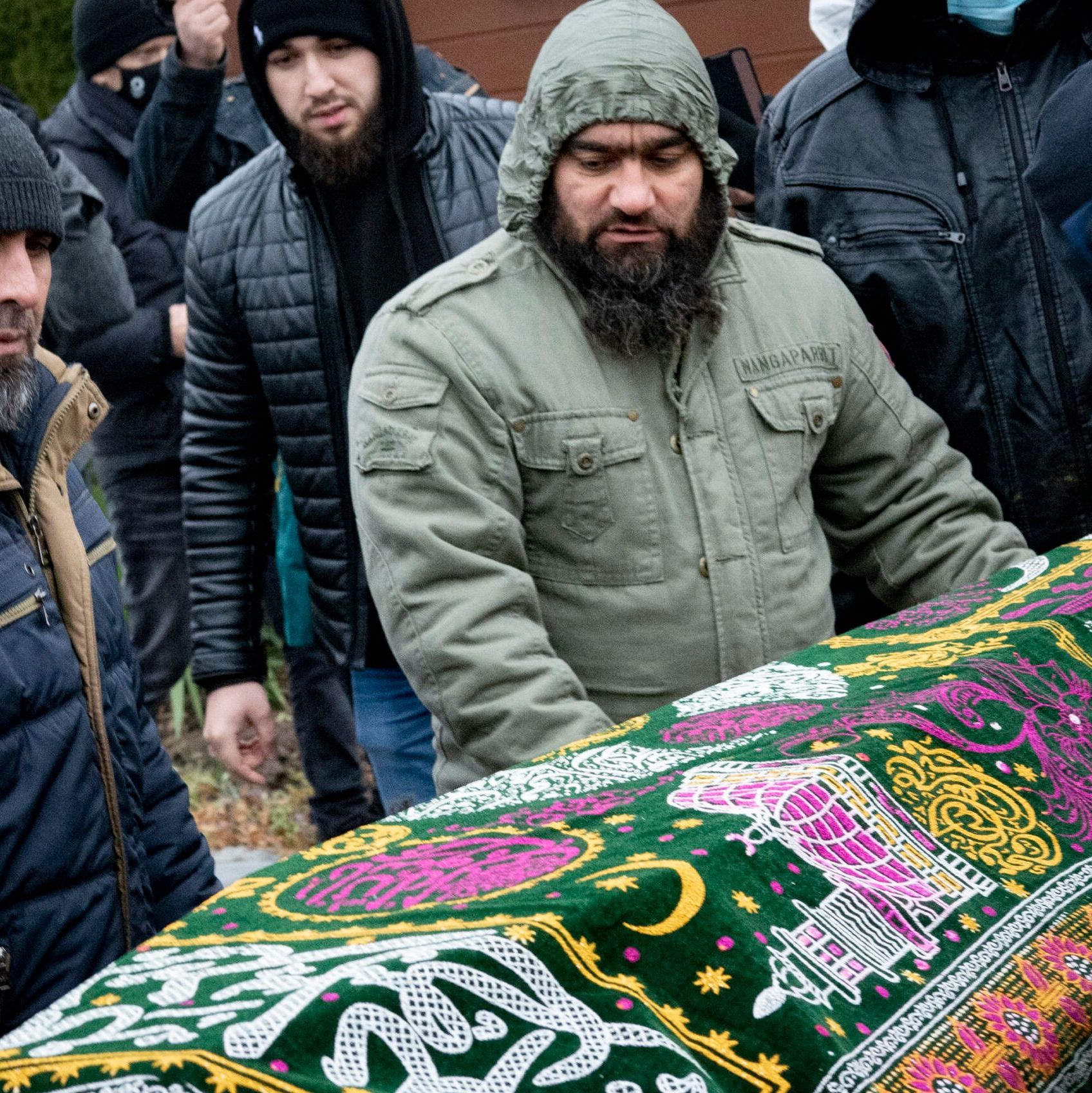 Bohoniki, 21.11.2021. Pogrzeb 37-letniego migranta z Syrii