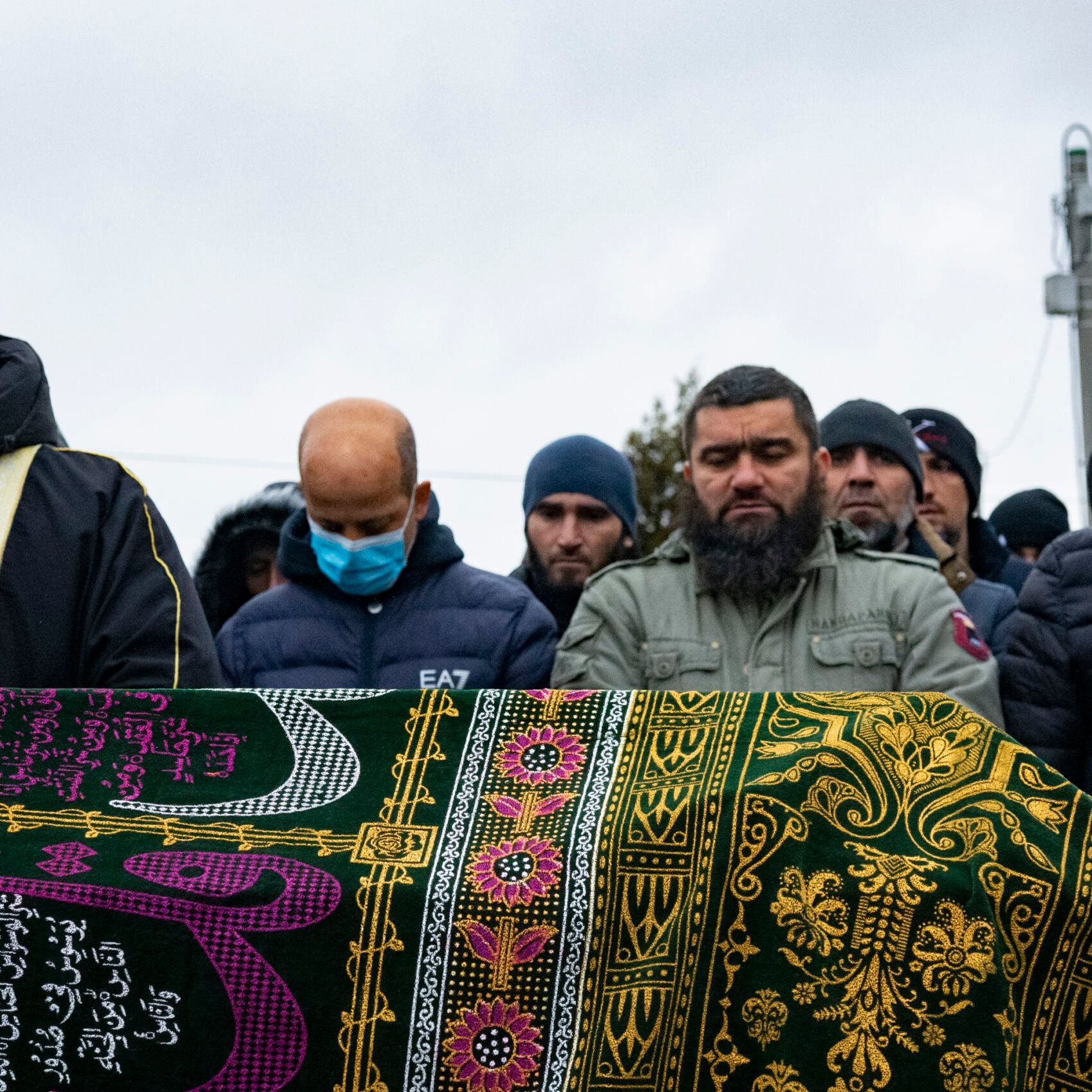 Bohoniki, 21.11.2021. Pogrzeb 37-letniego migranta z Syrii