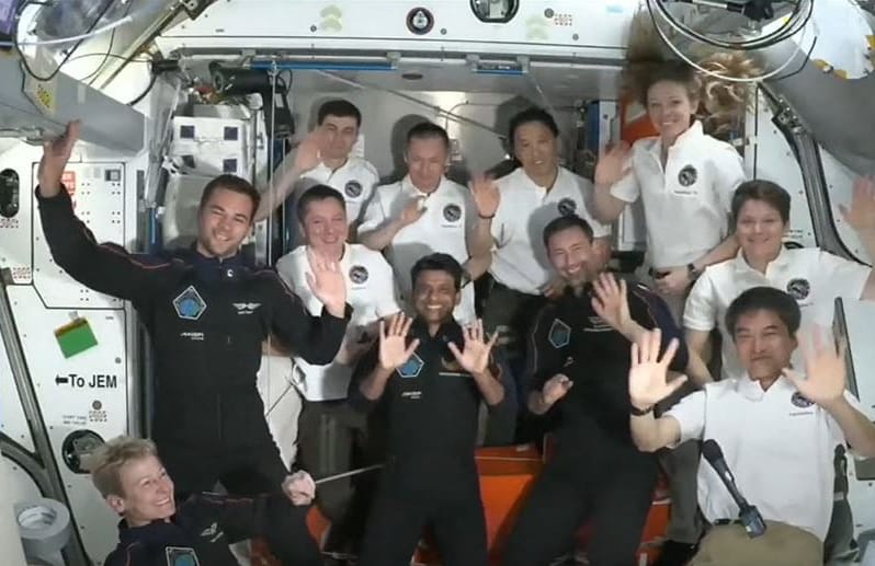 Axiom-4 space mission launches, with US, Hungarian, Indian and Polish astronauts
