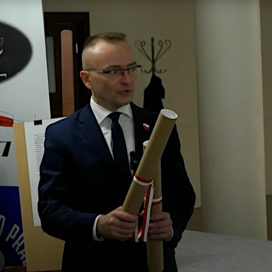 Marek WOch, Marcin Makowski i Marcin Lisowski podczas kongresu zjednoczeniowego