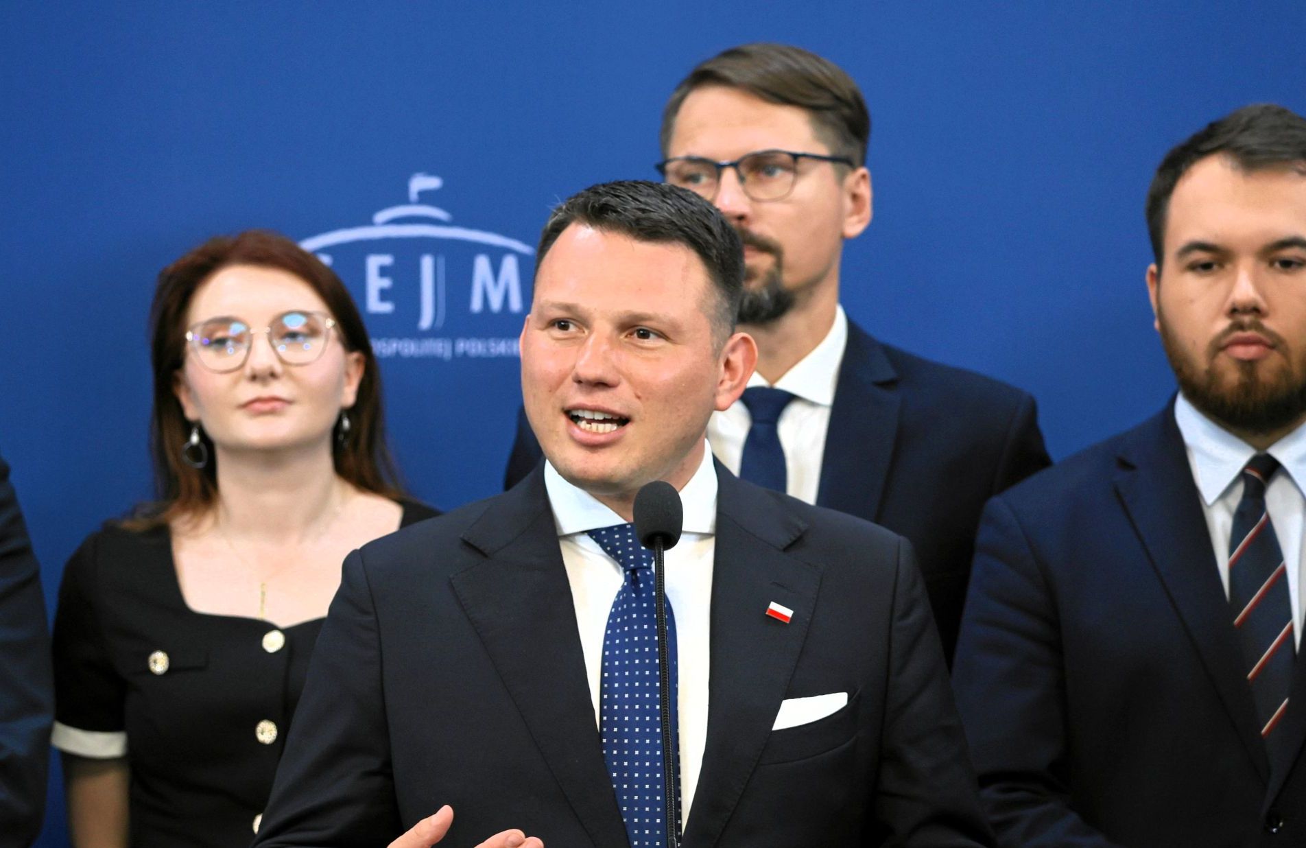 Sławomir Mentzen w Sejmie, 22 maja 2025r.