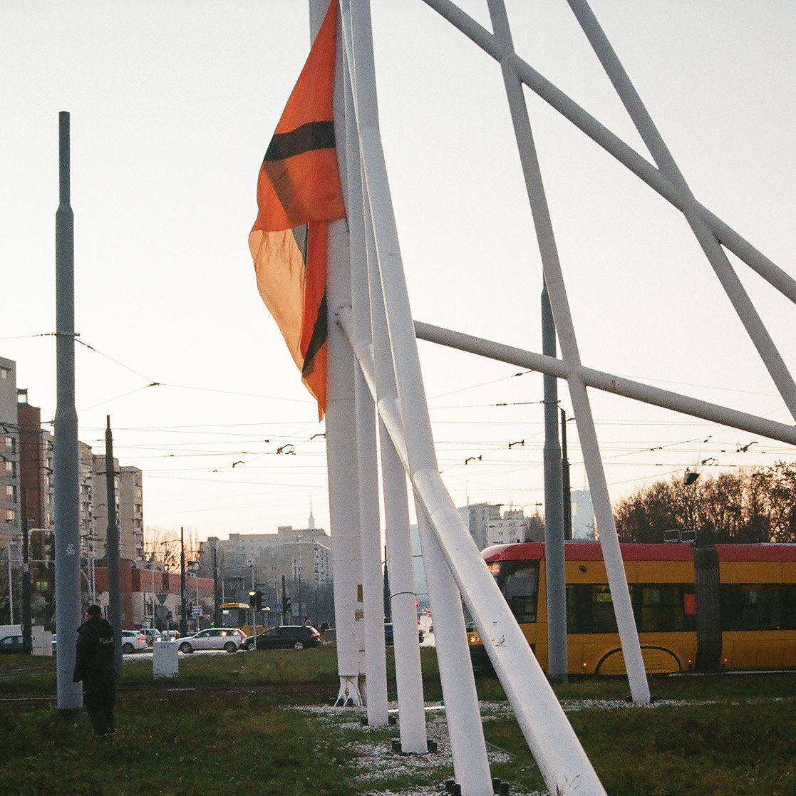 Warszawa, 25.11.2021. Maszt Wolności
