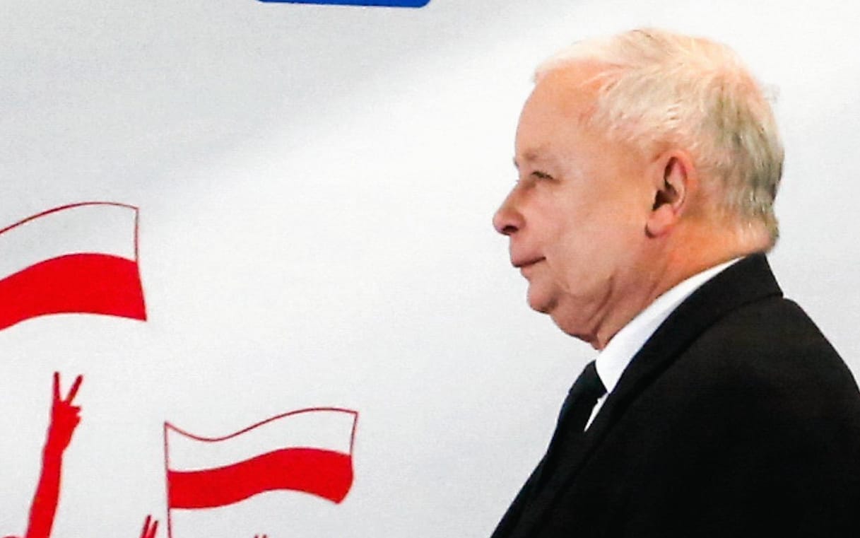 22.09.2019 Krakow , KST Sokol .  Jaroslaw Kaczynski podczas konwencji wyborczej Prawa i Sprawiedliwosci .  Fot. Adrianna Bochenek / Agencja Gazeta