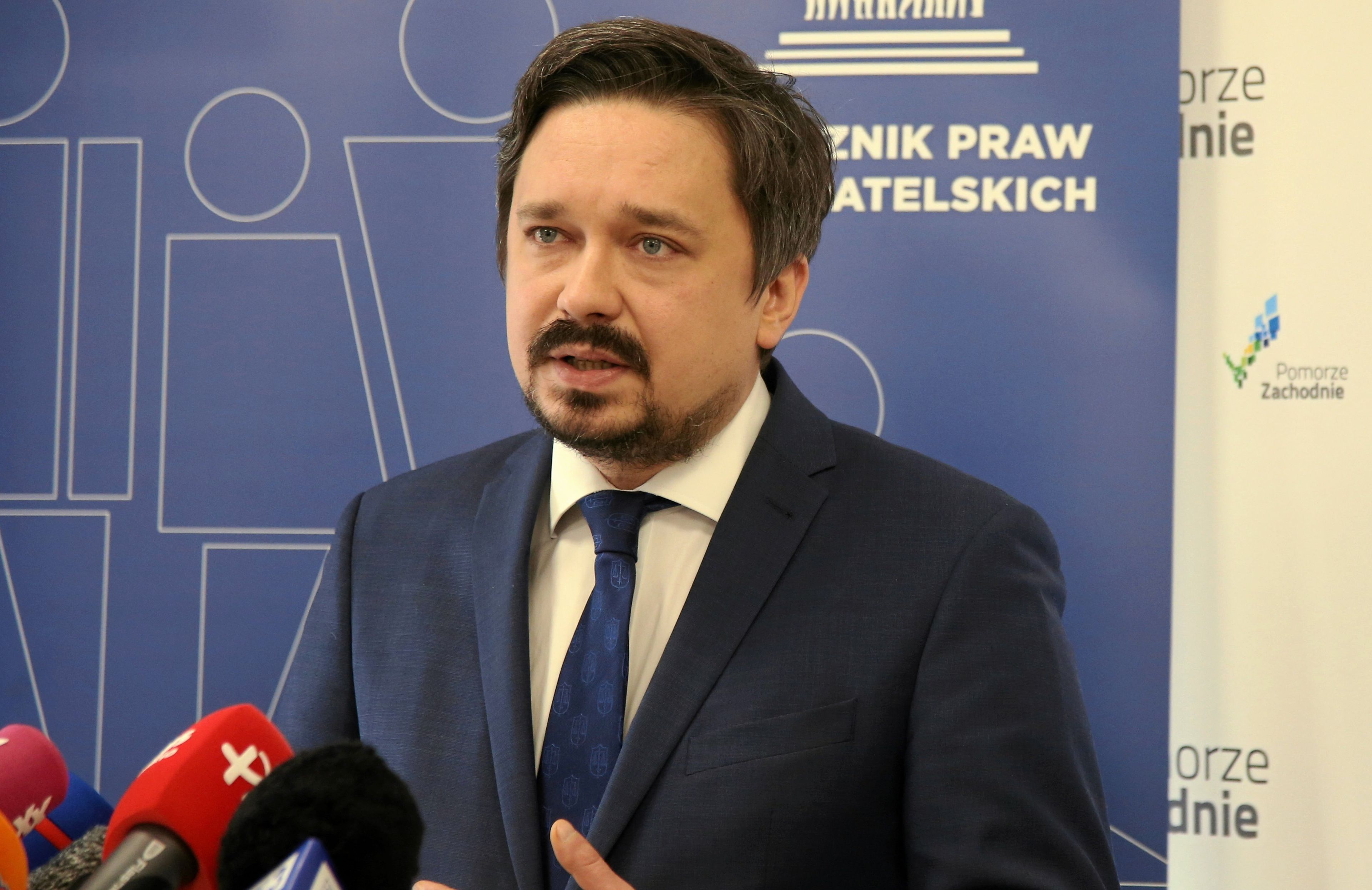 Rzecznik praw obywatelskich Marcin Wiacek w Szczecinie