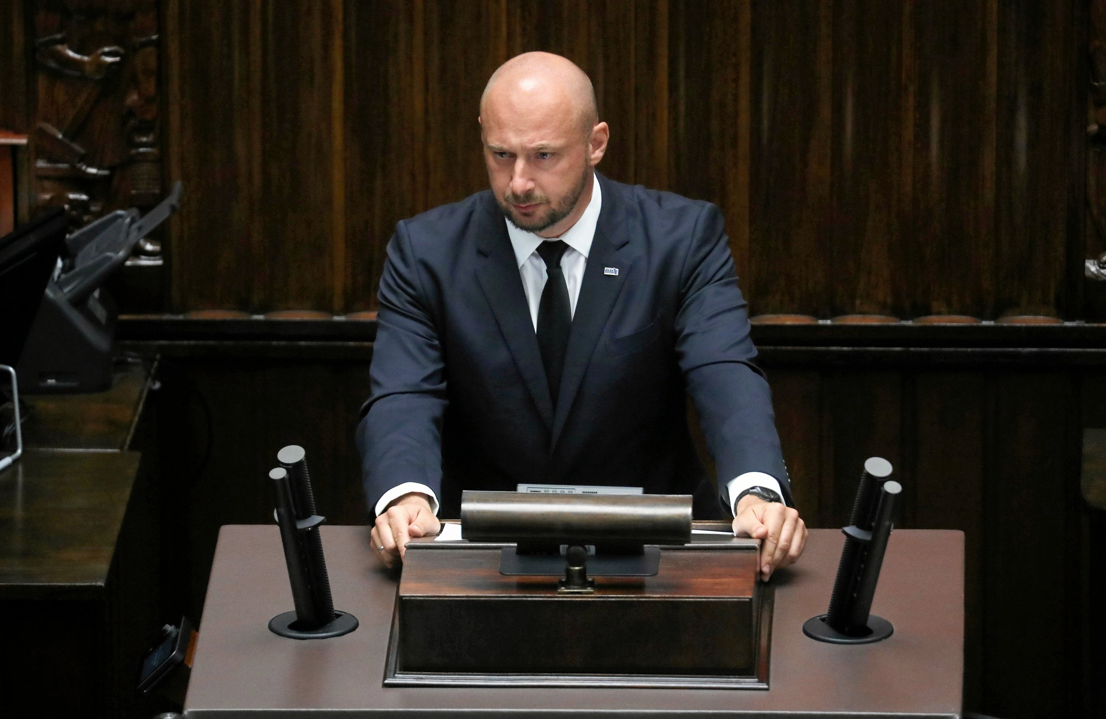 Jacek Siewiera na sejmowej mównicy. Prezydencki projekt ustawy o bezpieczeństwie państwa