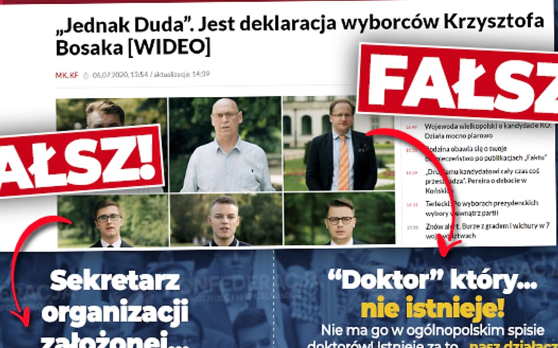 Grafika do artykułu Awantura u Konfederatów. Kto stoi za akcją #MimowszystkoDuda. I co wie o niej rząd PiS?