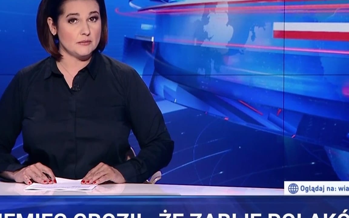 Grafika do artykułu “Wiadomości” TVP robiły kampanię w czasie ciszy: szczuły na Niemca, geja i prezydenta stolicy