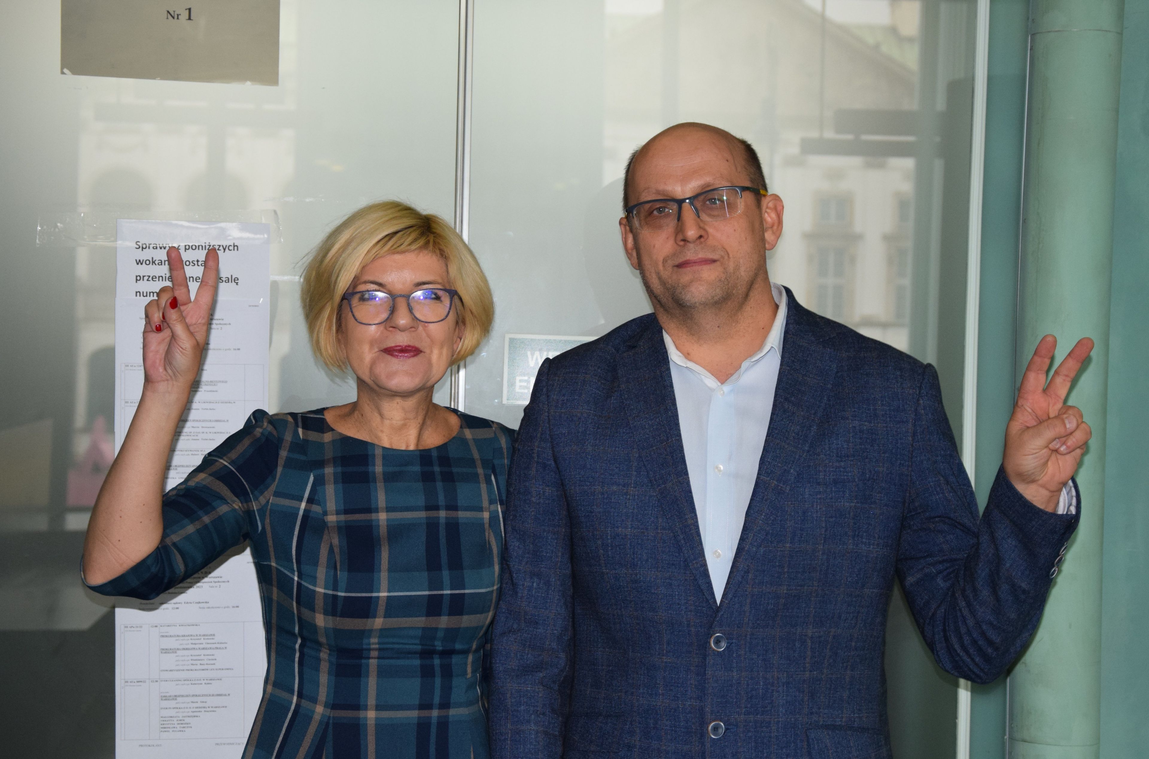 Katarzyna Kwiatkowska i Jacek Bilewicz