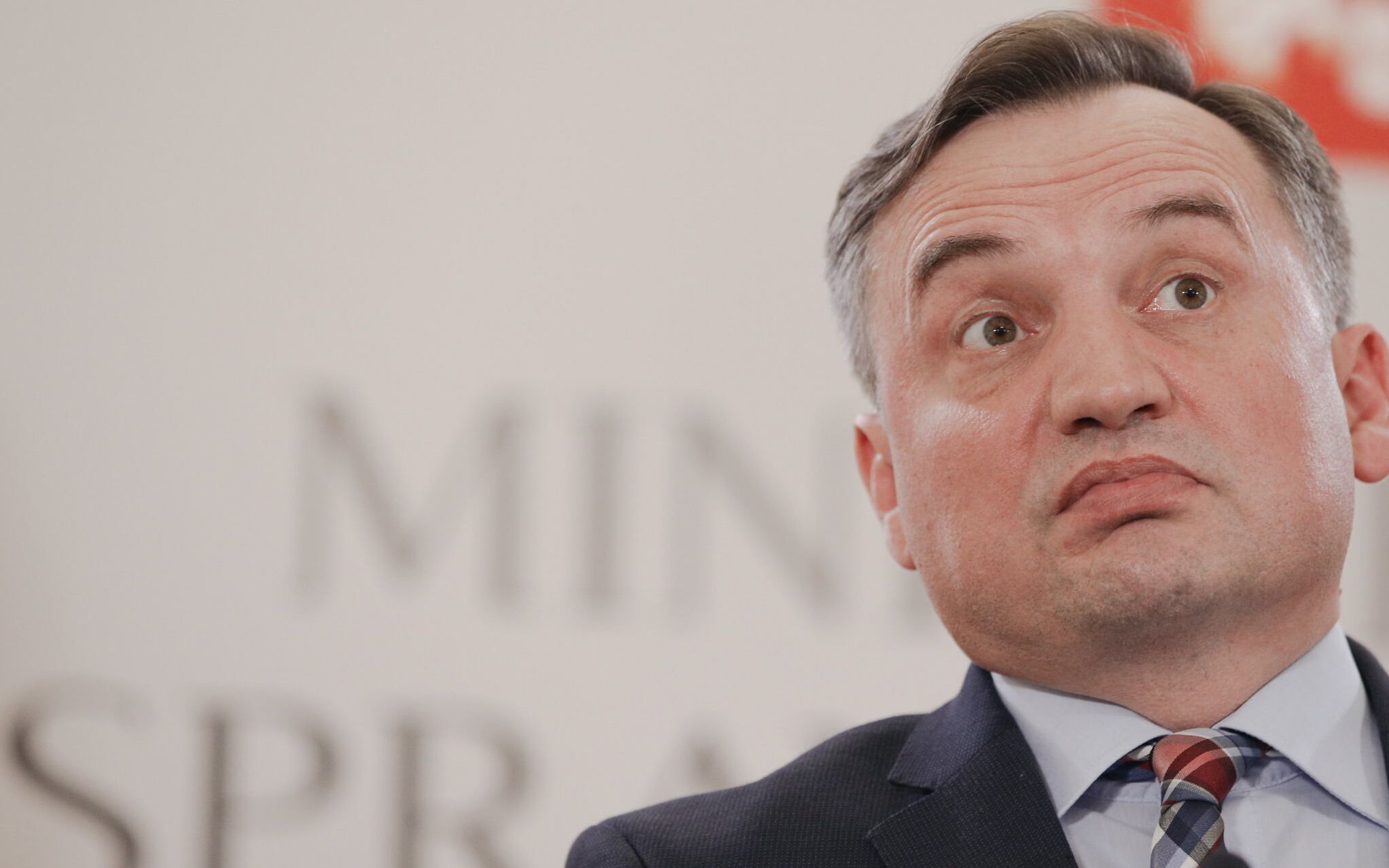 11.05.2021 Warszawa . Ministerstwo Sprawiedliwosci . Minister sprawiedliwosci , prokurator generalny Zbigniew Ziobro podczas konferencji prasowej w sprawie reformy prawa rodzinnego .
Fot. Dawid Zuchowicz / Agencja Gazeta