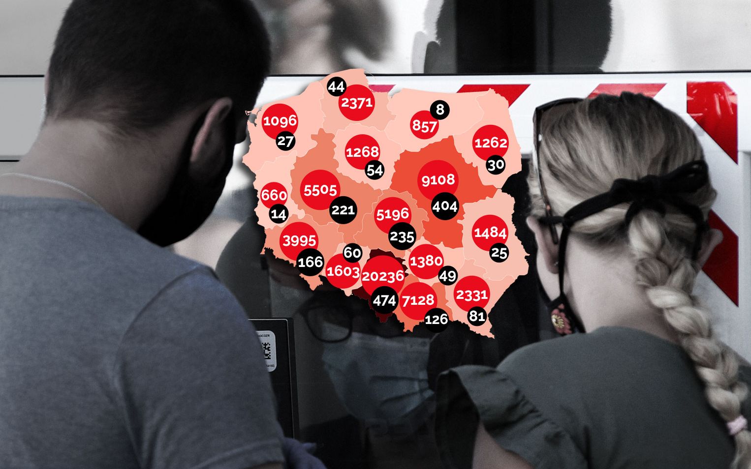 Grafika do artykułu Epidemia w Polsce: zakaz lotów z 46 krajów, obawy przed otwarciem szkół. Na świecie walka o szczepionki [WYKRESY]