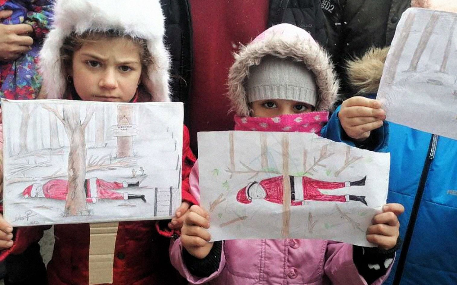 Grafika do artykułu "Ciapatym pomaga - śmiali się ze mnie w klasie". Dzieci z granicy