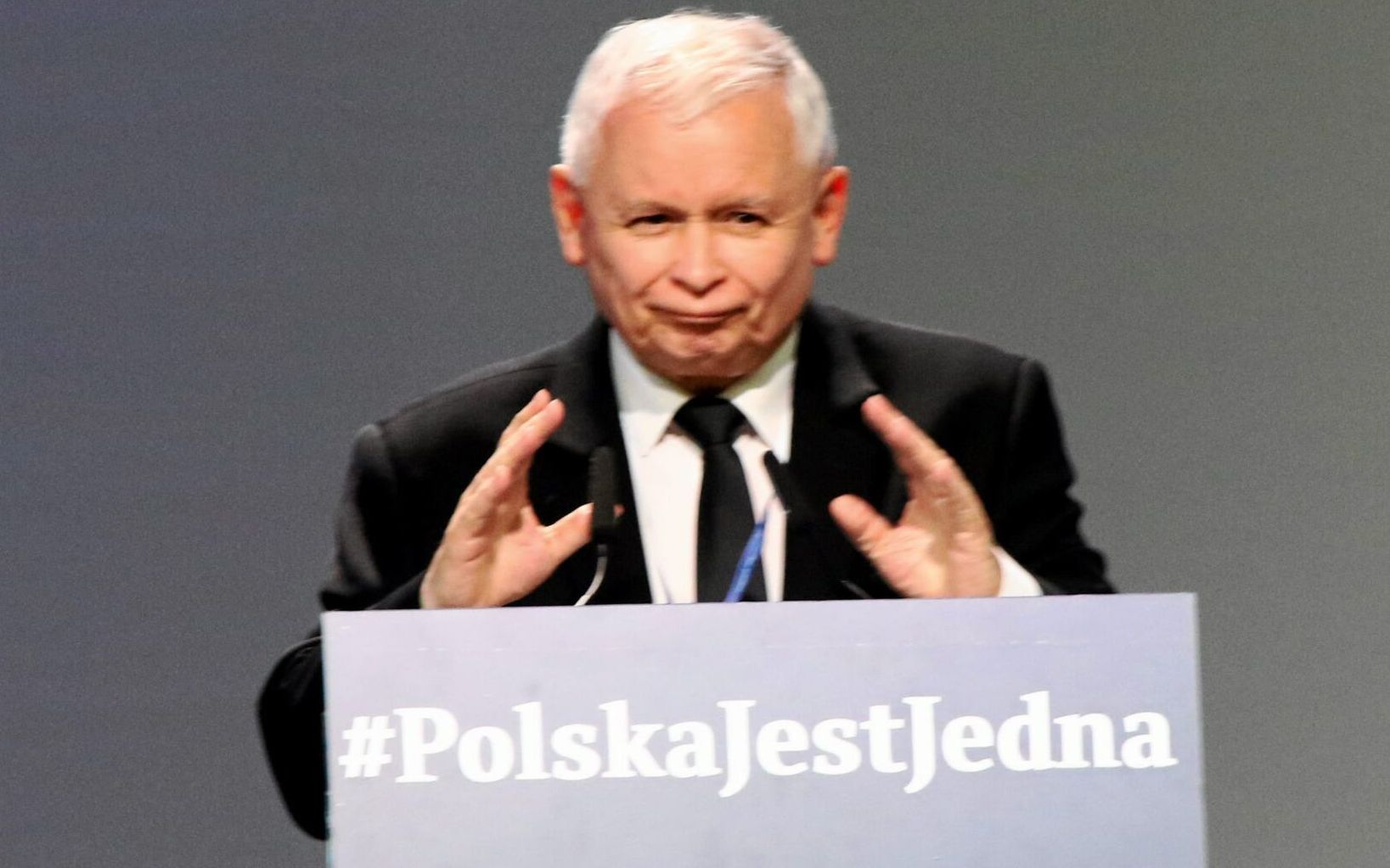 01.07.2017 Przysucha , Kongres programowy partii Prawo i Sprawiedliwosc oraz Zjednoczonej Prawicy . Prezes Jaroslaw Kaczynski podcza przemowienia .
Fot . Slawomir Kaminski / Agencja Gazeta