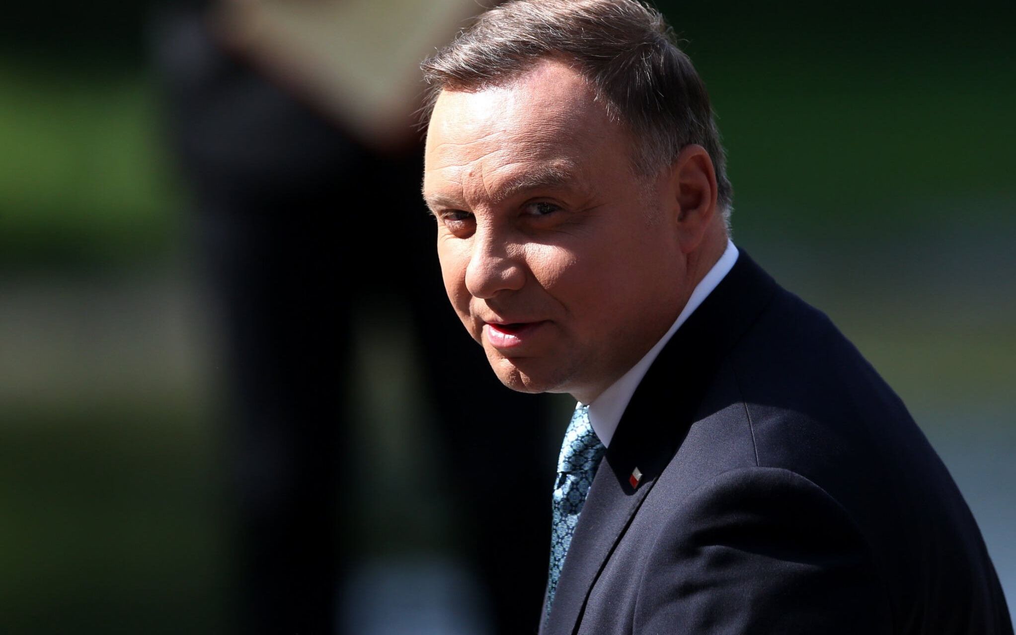 05.09.2020  Warszawa . Andrzej Duda  podczas narodowego czytania 2020 w Ogrodzie saskim  . Fot . Kuba Atys / Agencja Gazet