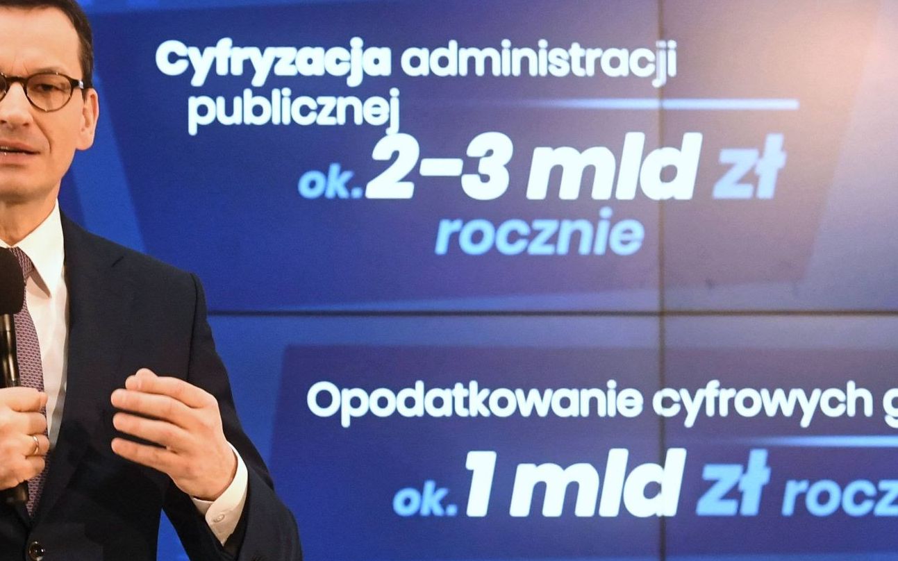 Warszawa, 05.03.2019. Premier Mateusz Morawiecki podczas konferencji prasowej "Mapa drogowa nowej pi¹tki", 5 bm. w KPRM w Warszawie. (pn/doro) PAP/Piotr Nowak