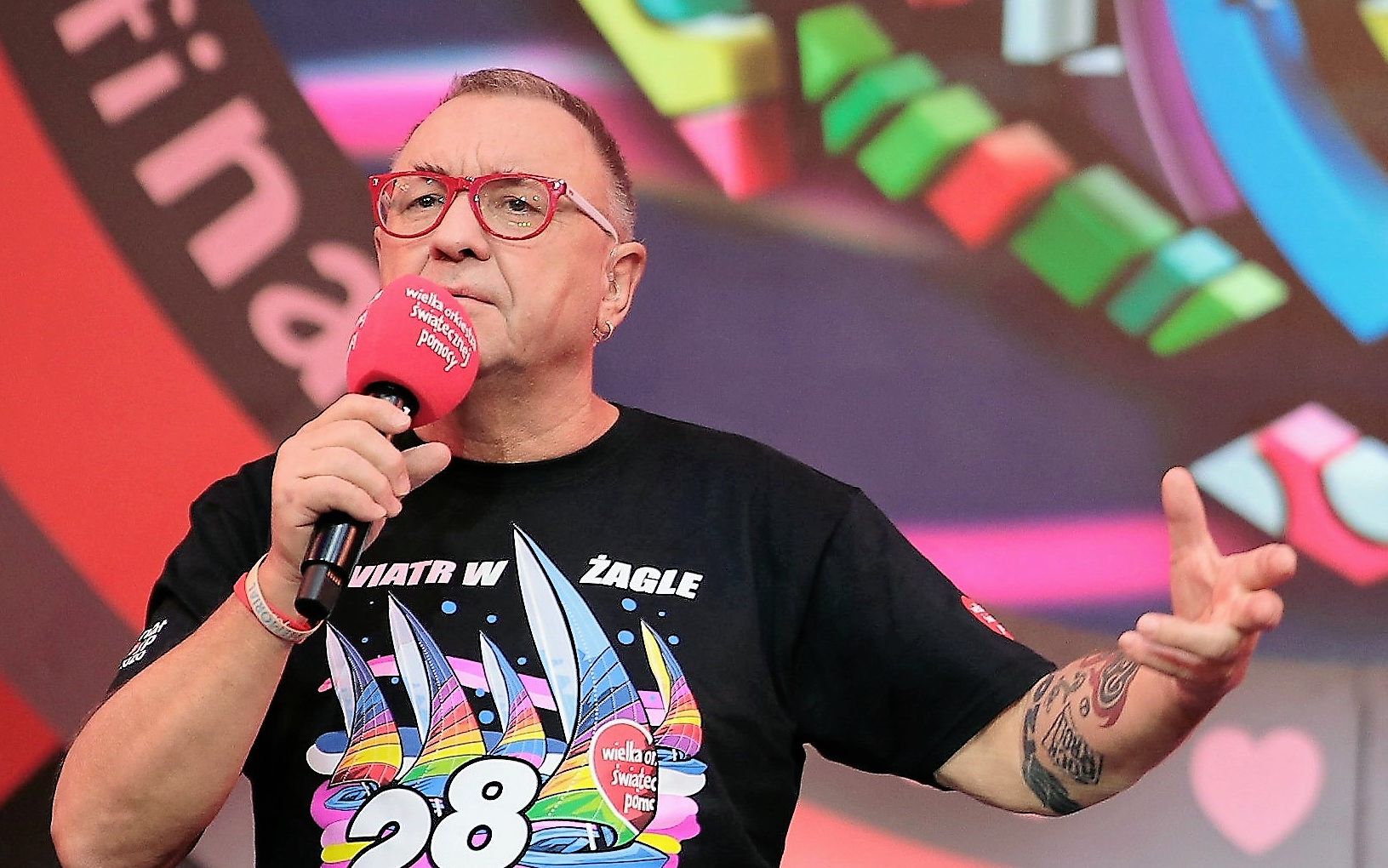 10.01.2020 Warszawa , Plac Teatralny . Jurek Owsiak podczas konferencji prasowej przed 28. Finalem Wielkiej Orkiestry Swiatecznej Pomocy . 
Fot. Dawid Zuchowicz / Agencja Gazeta