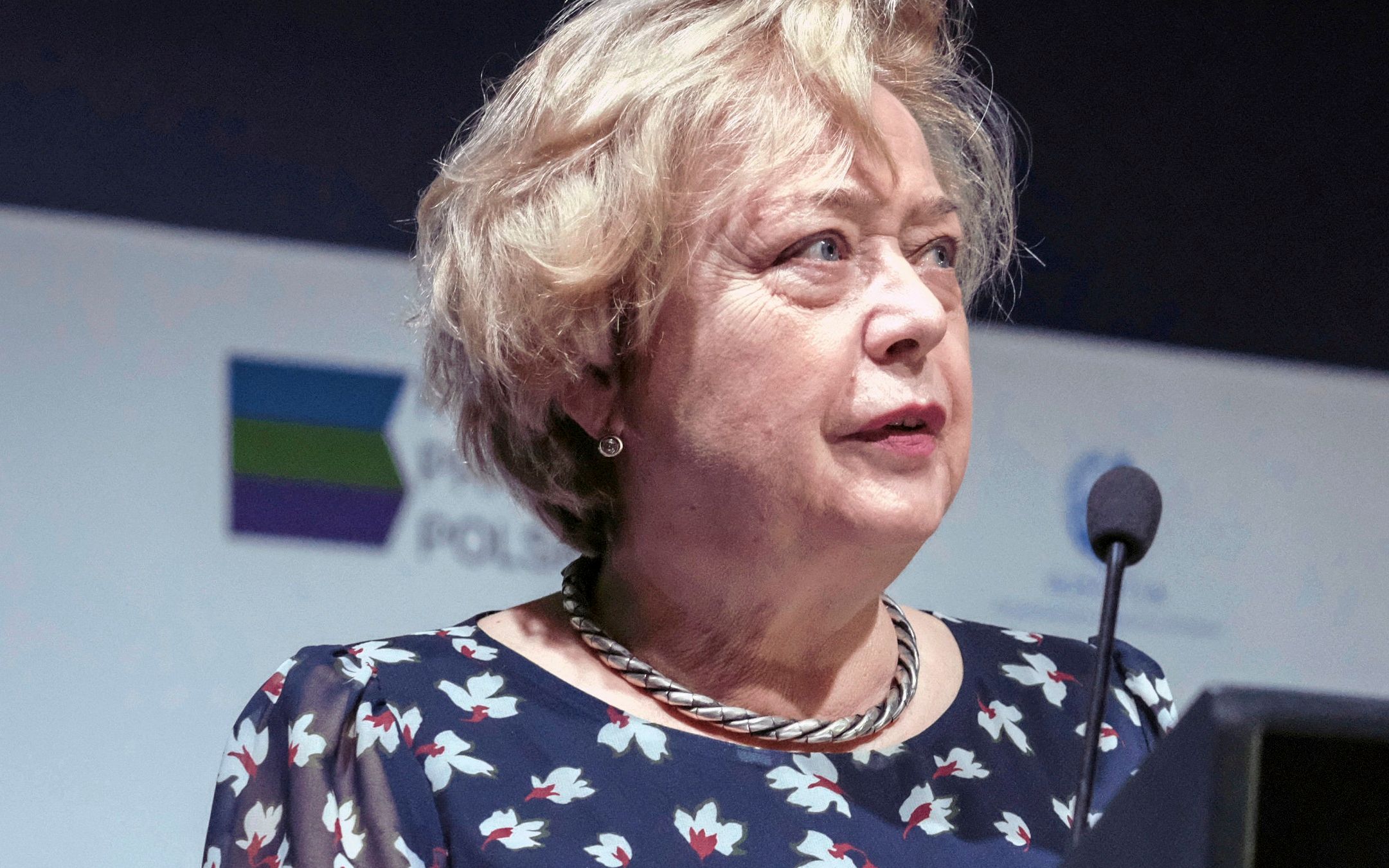 01.06.2019 Poznan . MTP . Poznan Congress Center . Prezes Sadu Najwyzszego Malgorzata Gersdorf podczas II Kongres Prawnikow Polskich organizowany przez Naczelna Rade Adwokacka , Krajowa Rade Radcow Prawnych i Stowarzyszenie Sedziow Polskich Iustitia . 
Fot. Piotr Skornicki / Agencja Gazeta