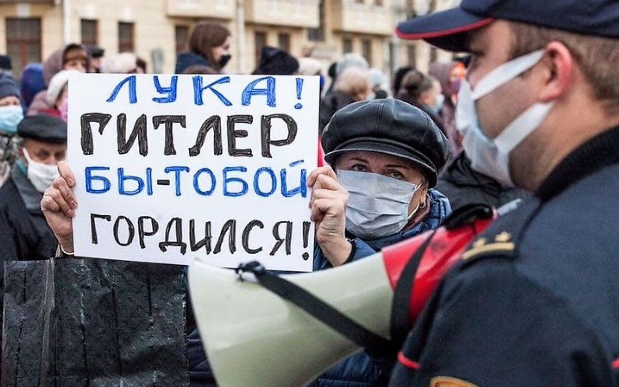 Grafika do artykułu O społeczeństwo bez więzień i państwa. Białoruscy anarchiści walczą z reżimem