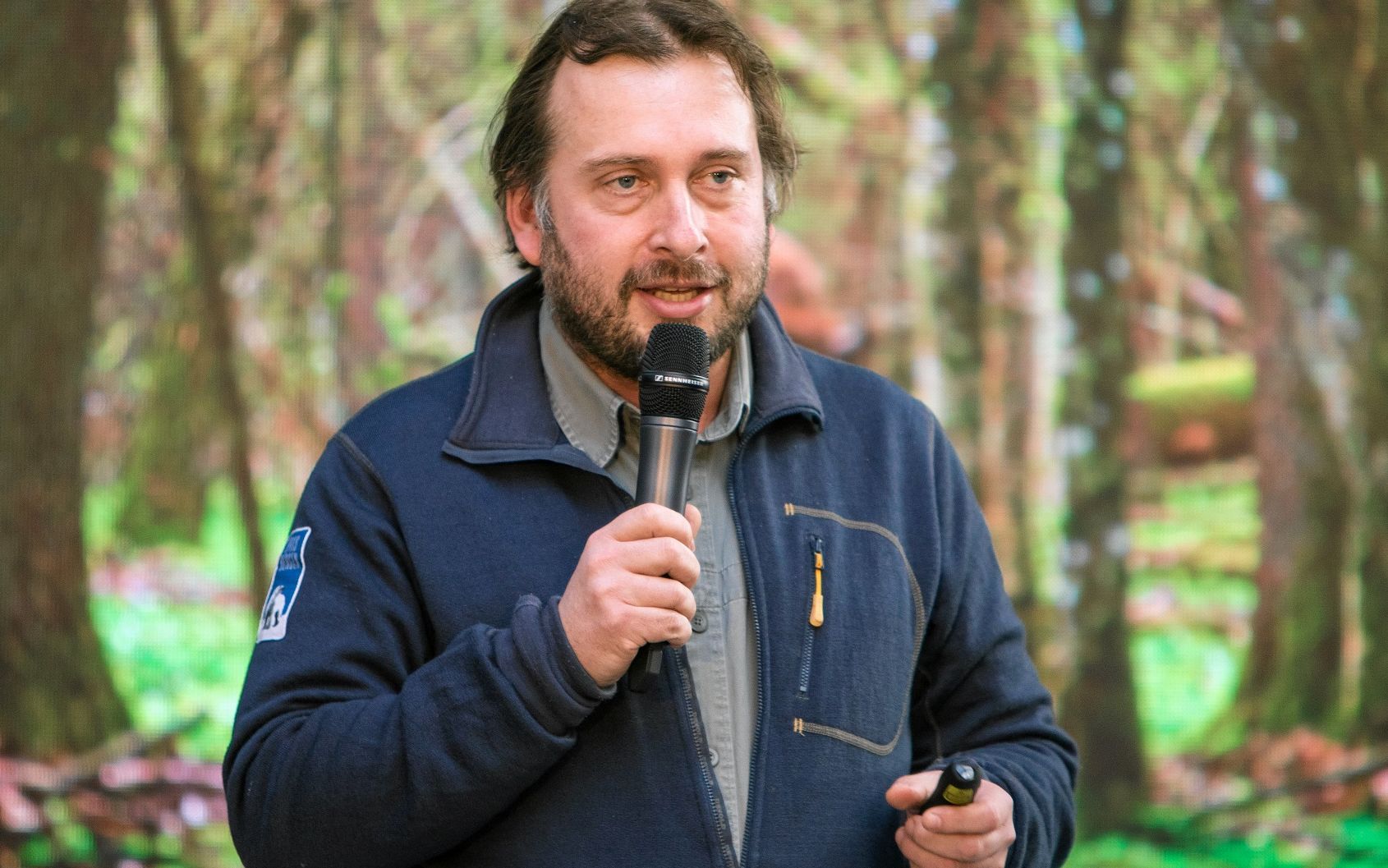 10.02.2018 Poznan , MTP . Adam Wajrak na spotkaniu z czytelnikami  . 
Fot. Lukasz Cynalewski / Agencja Gazeta