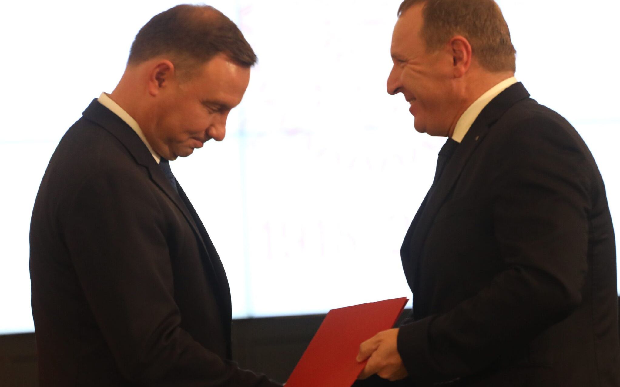 11.09.2017 Warszawa , Palac Prezydencki . Prezydent Andrzej Duda prezes TVP Jacek Kurski podczas inaugracyjnego posiedzenia Komitetu Narodowych Obchodow Setnej Rocznicy Odzyskania Niepodleglosci Rzeczypospolitej Polskiej .
Fot . Slawomir Kaminski / Agencja Gazeta
