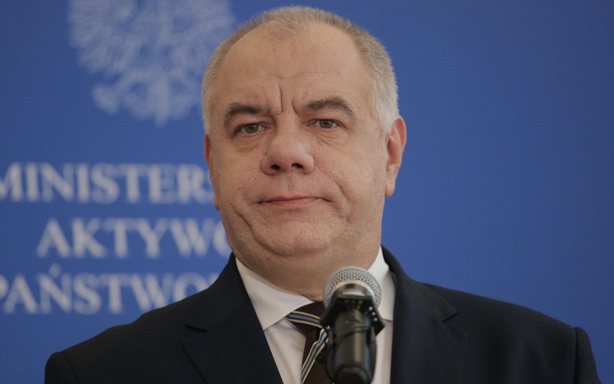 08.06.2020 Warszawa , ul. Krucza 36 / Wspolna 6 , siedziba Ministerstwa Aktywow Panstwowych . Wicepremier i minister aktywow panstwowych Jacek Sasin  podczas konferencji prasowej dotyczacej sytuacji epidemicznej na Slasku .
Fot. Maciek Jazwiecki / Agencja Gazeta