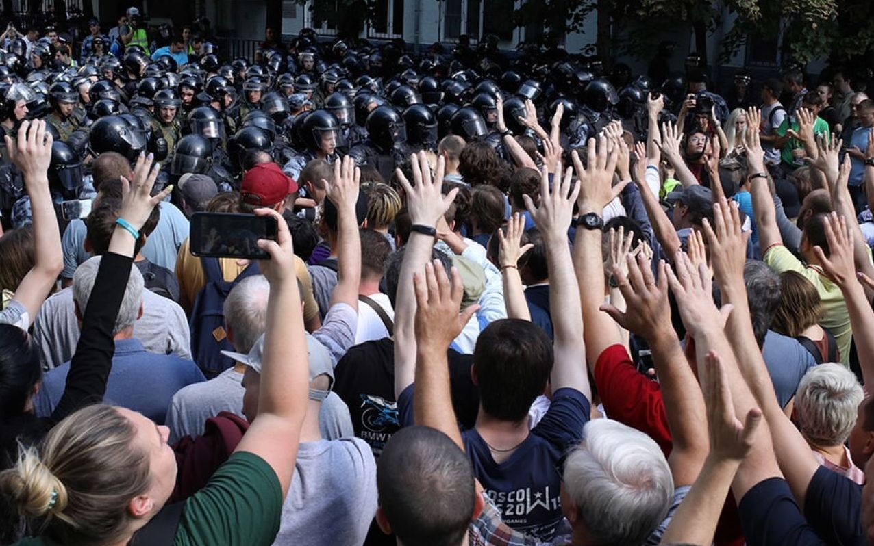 Grafika do artykułu Rosjanie nie znudzili się protestami. 10 sierpnia znów wyjdą na ulice przeciwko władzy