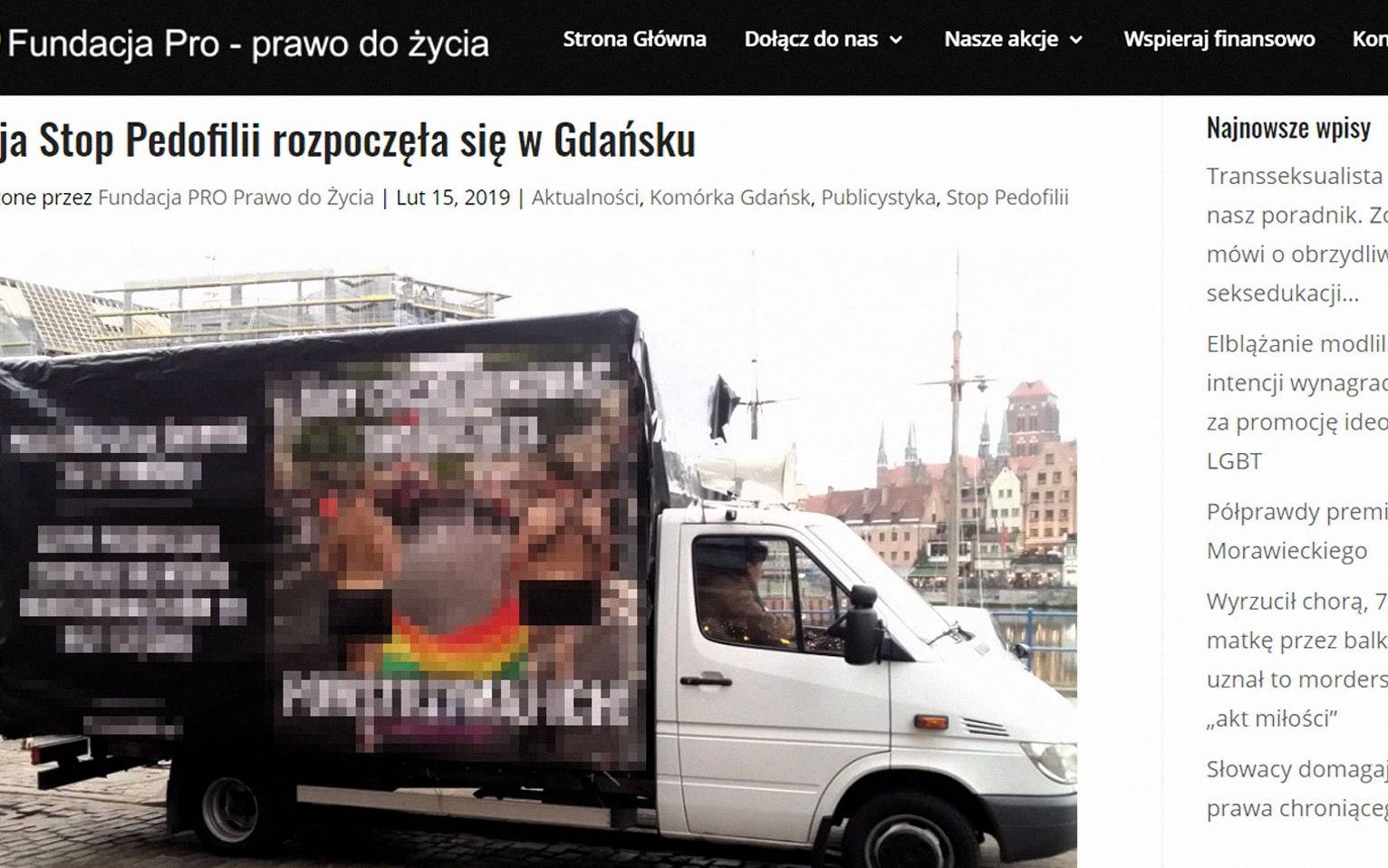 Grafika do artykułu Sąd nakazał Fundacji „PRO-Prawo do życia” usunięcie homofobicznych furgonetek i plakatów w całym kraju