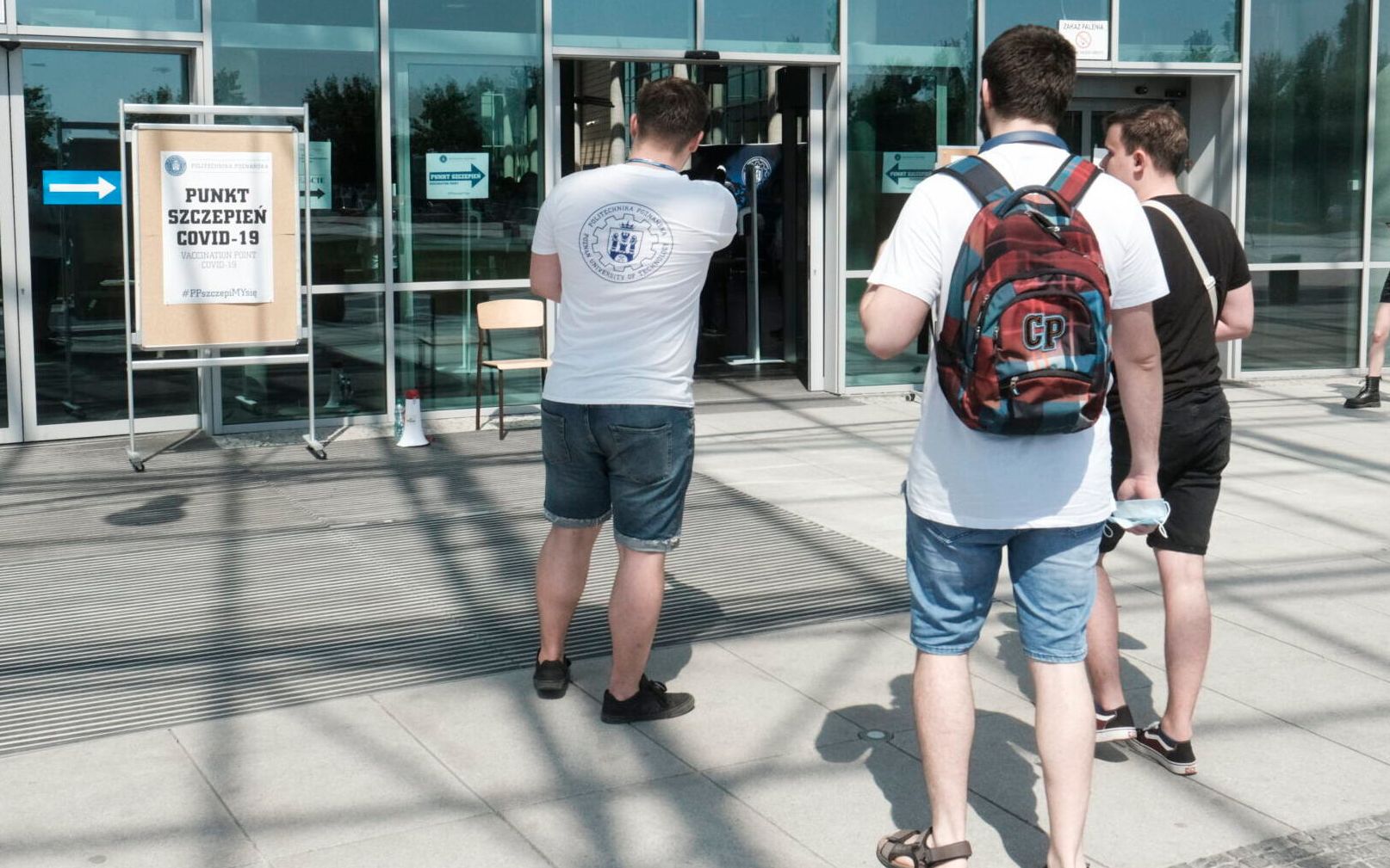 05.06.2021 Poznan . Piotrowo , Politechnika Poznanska . Punkt szczepien studentow
Fot. Piotr Skornicki / Agencja Gazeta
