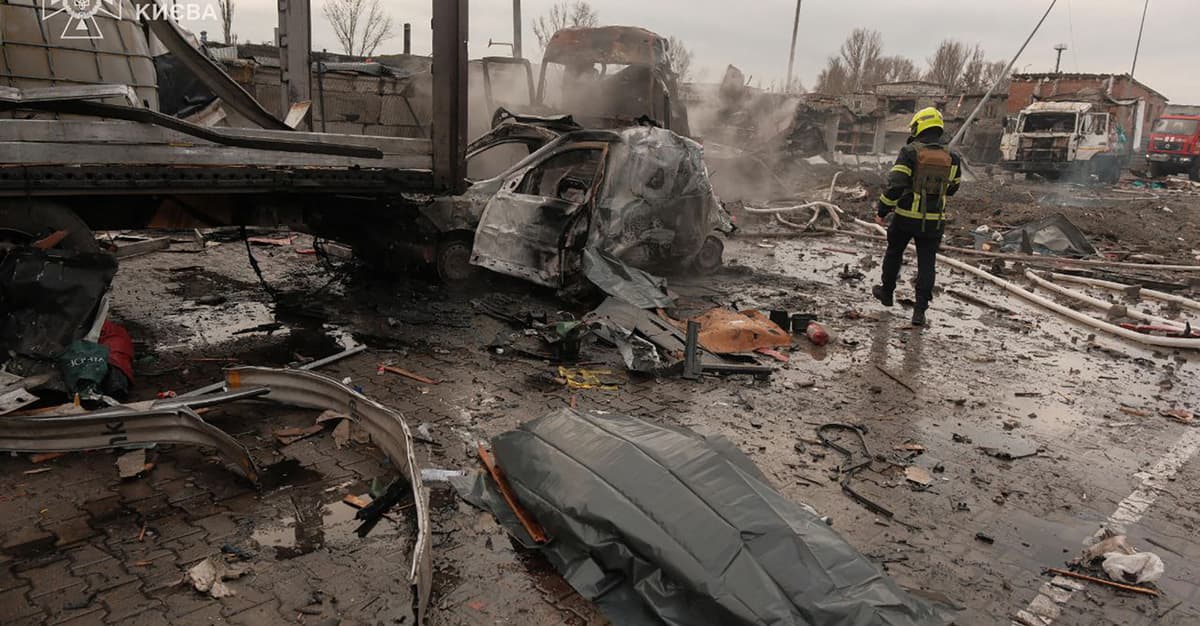 Kolejny zmasowany atak Rosji na Kijów